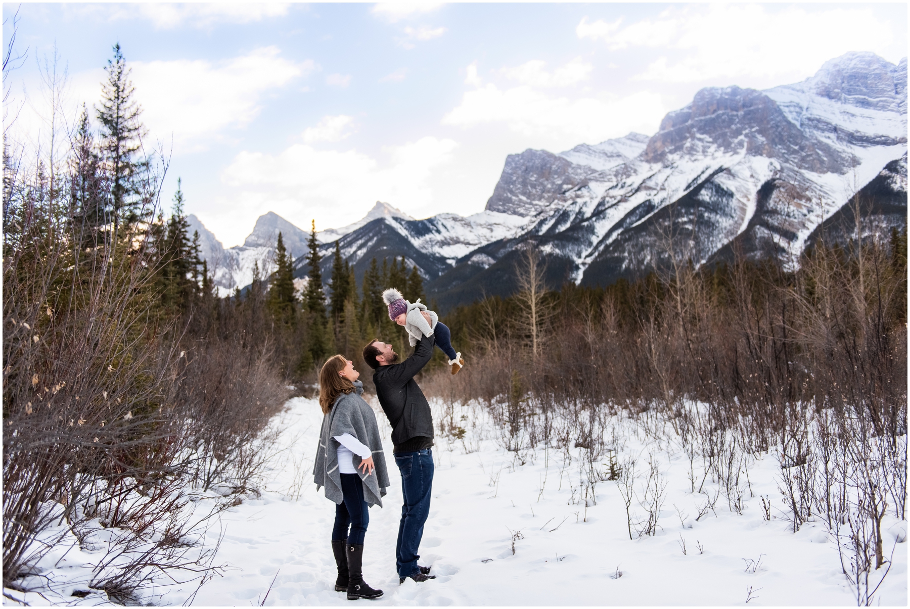 Winter Rocky Mountain Family Session