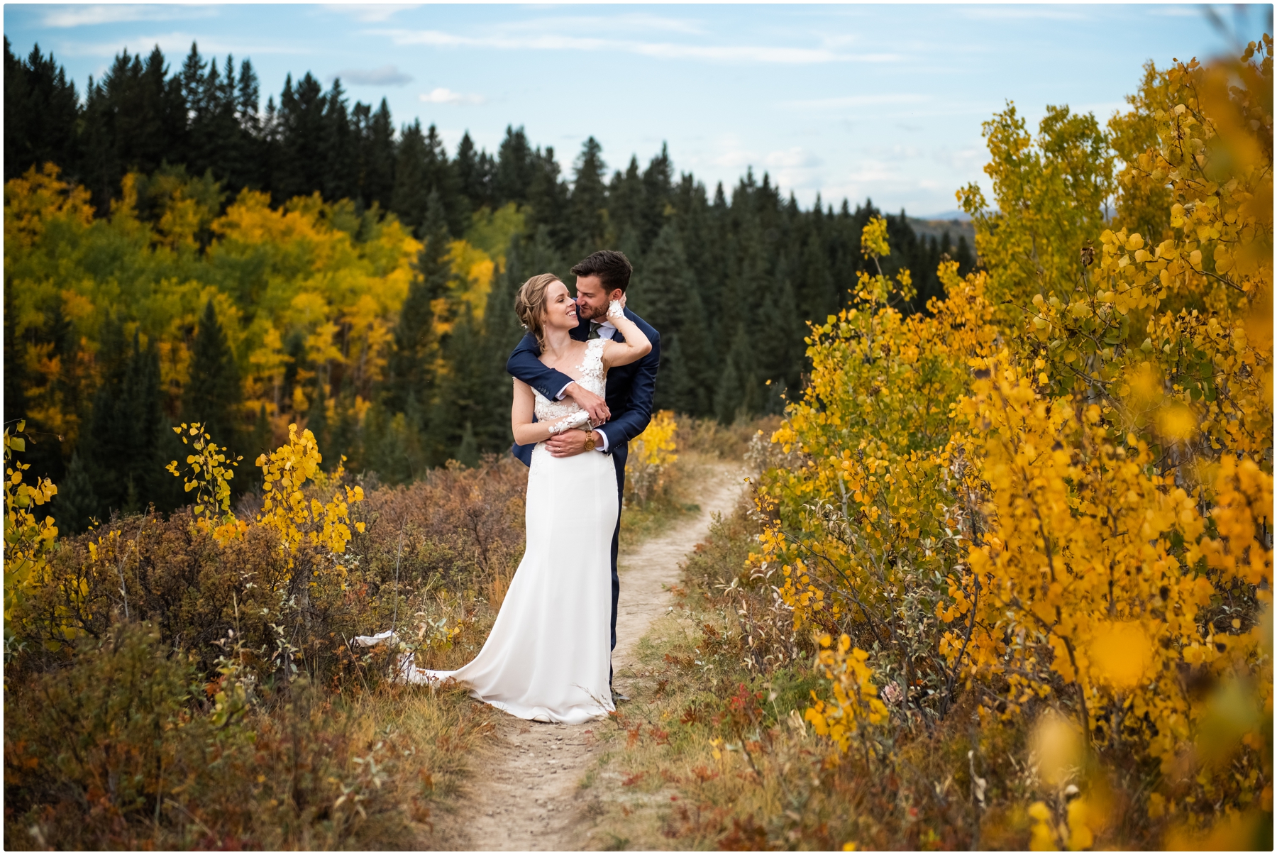 Calgary Autumn Wedding- Bride & Groom Photographers