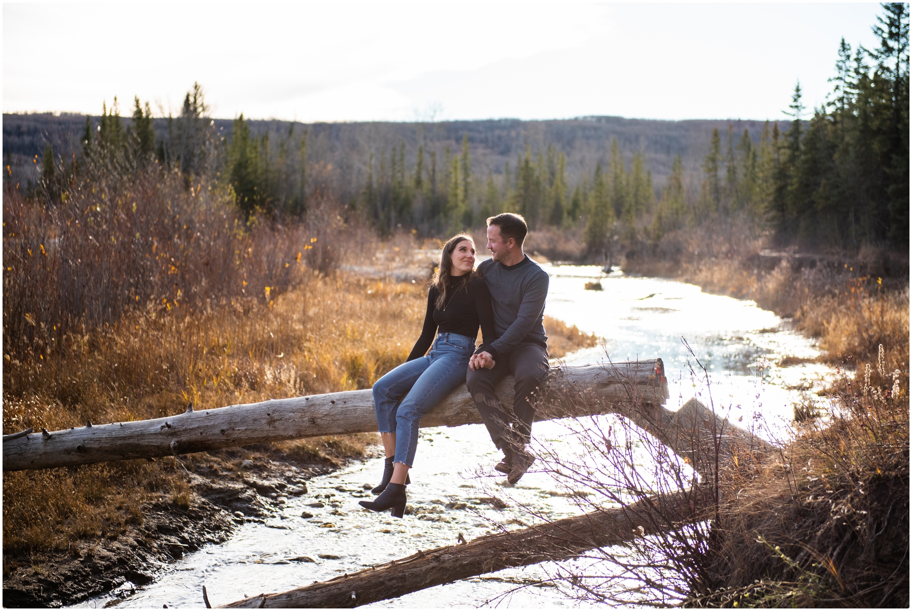 Calgary Griffith Woods Engagement Photographers