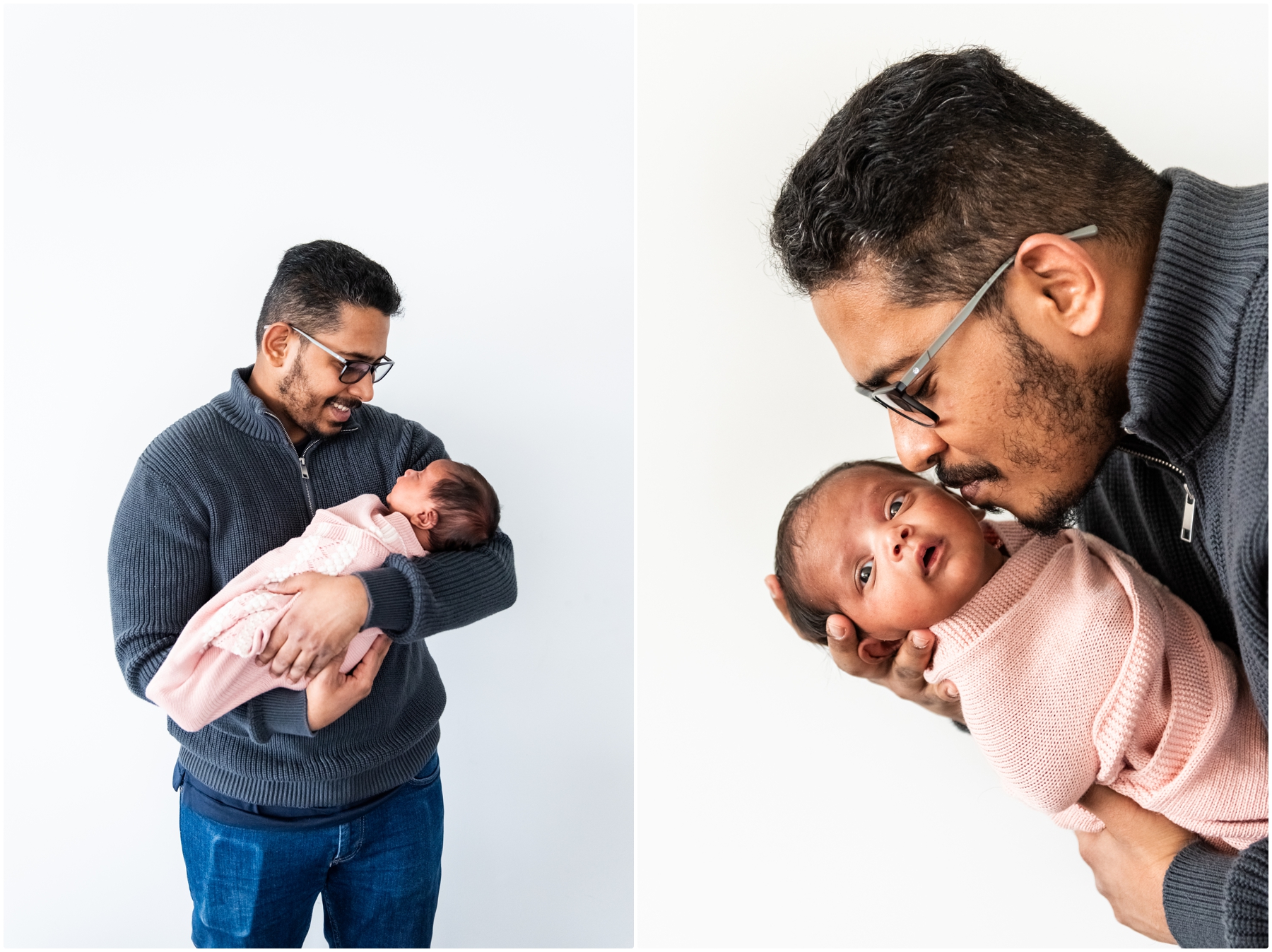 Downtown Calgary At Home Newborn Photographers