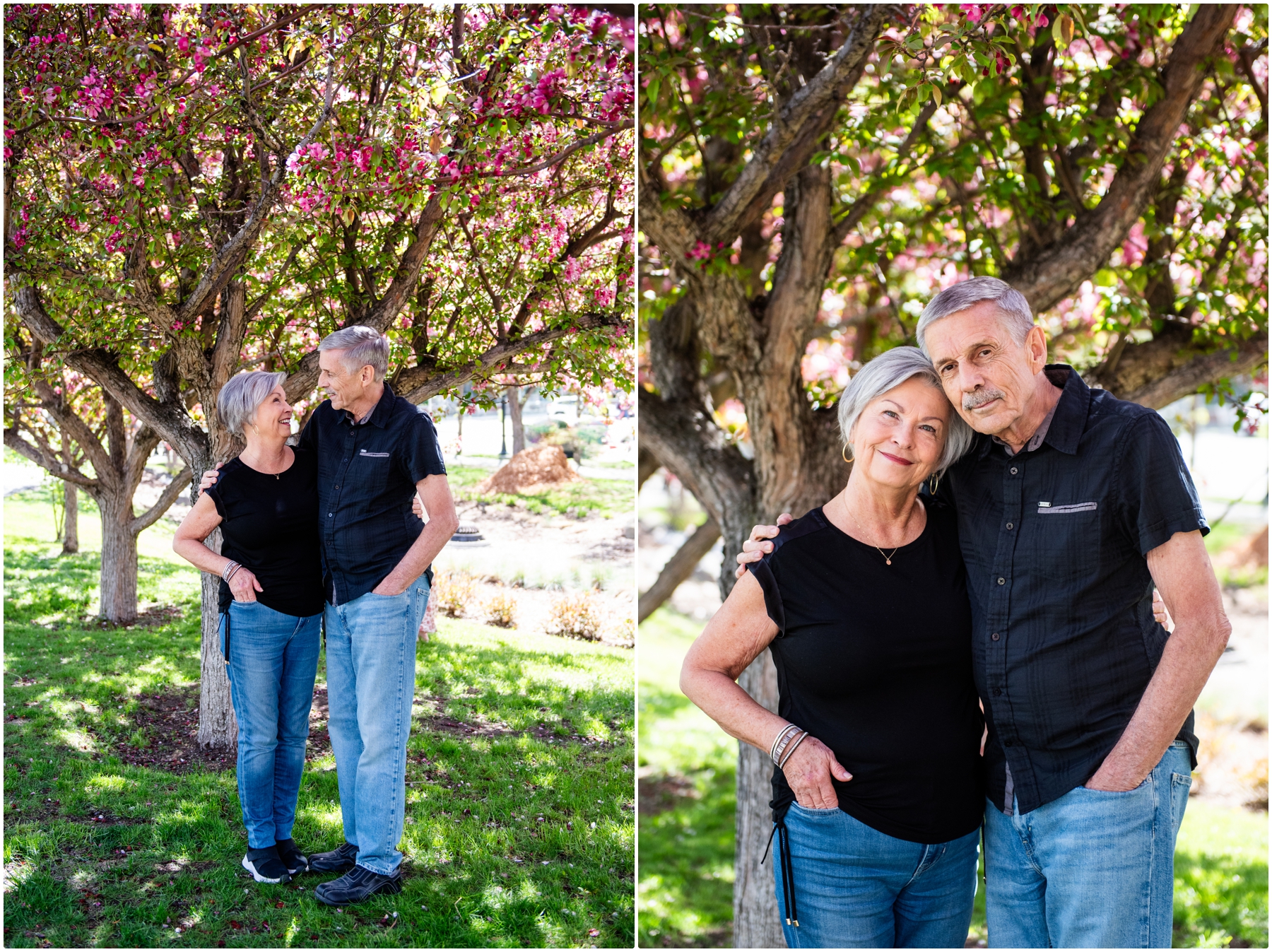 Calgary Cherry Blossom Family Photos - Murdoch Park