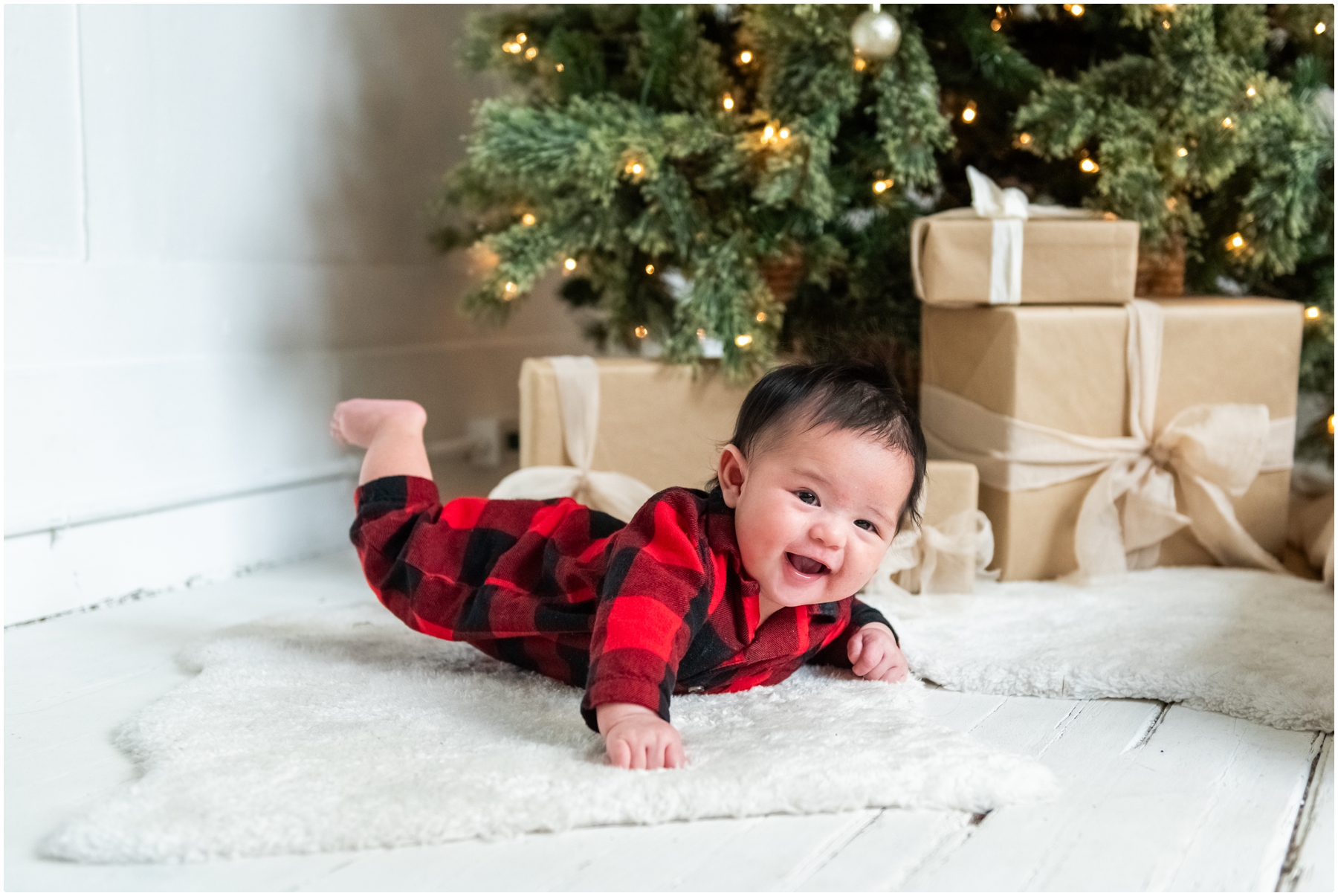 Calgary Christmas Pajama Photo Family Sessions