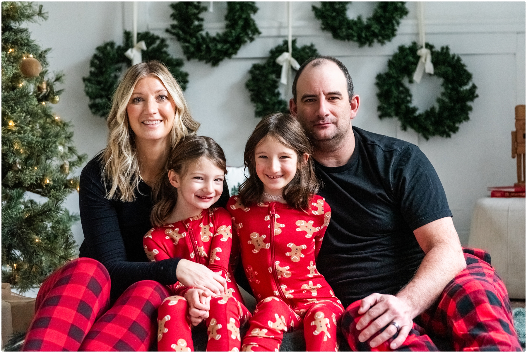 Christmas PJ Mini Photography Session Calgary