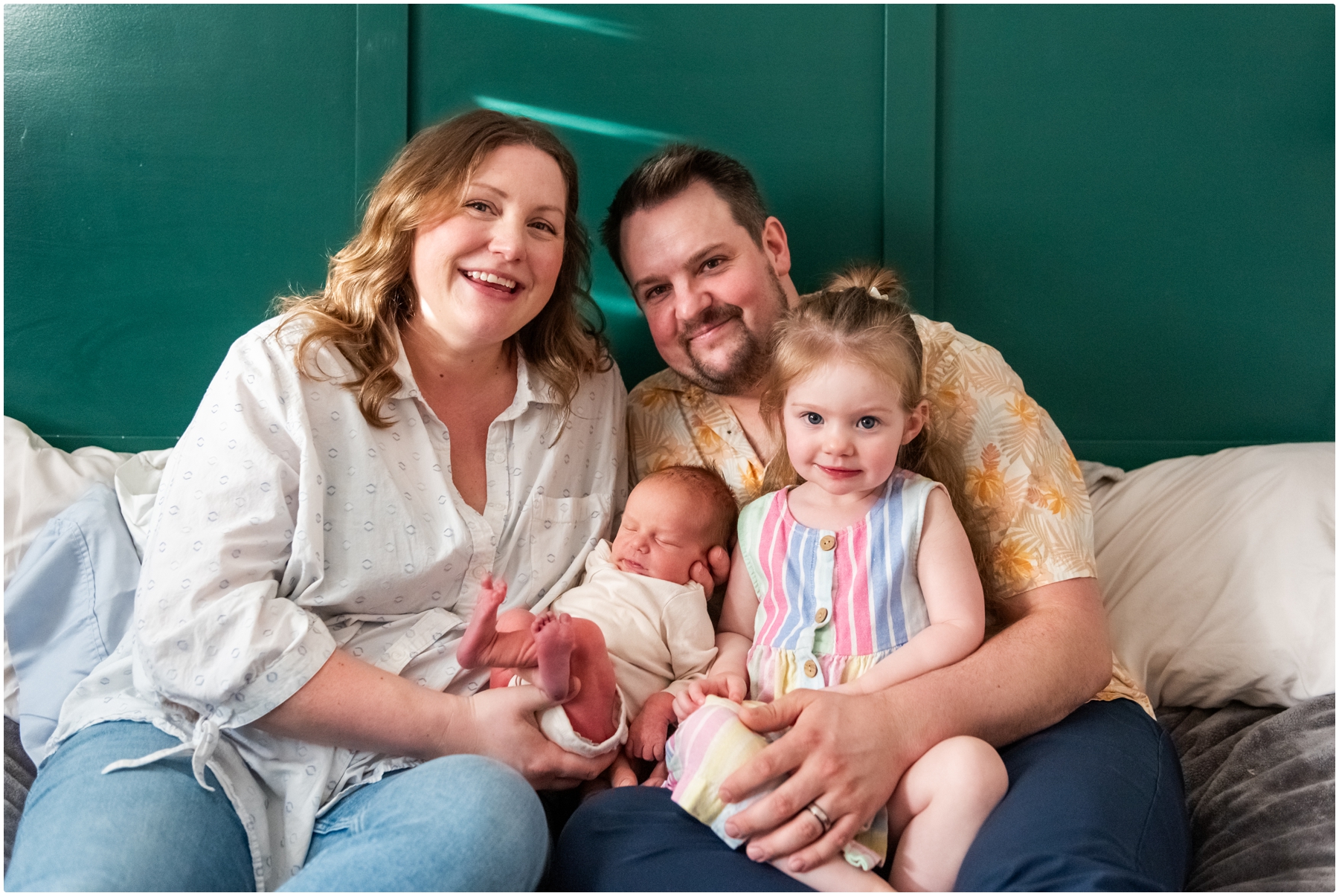 Calgary At Home Family Newborn Session