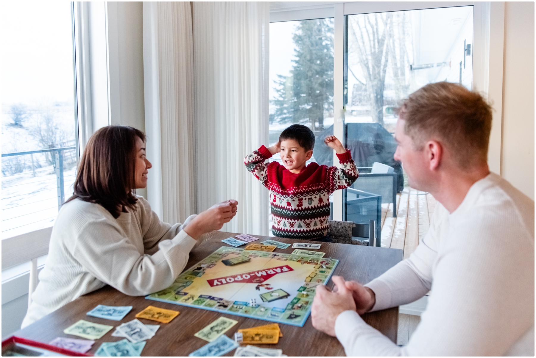 Calgary At Home Game night Family Photo Session