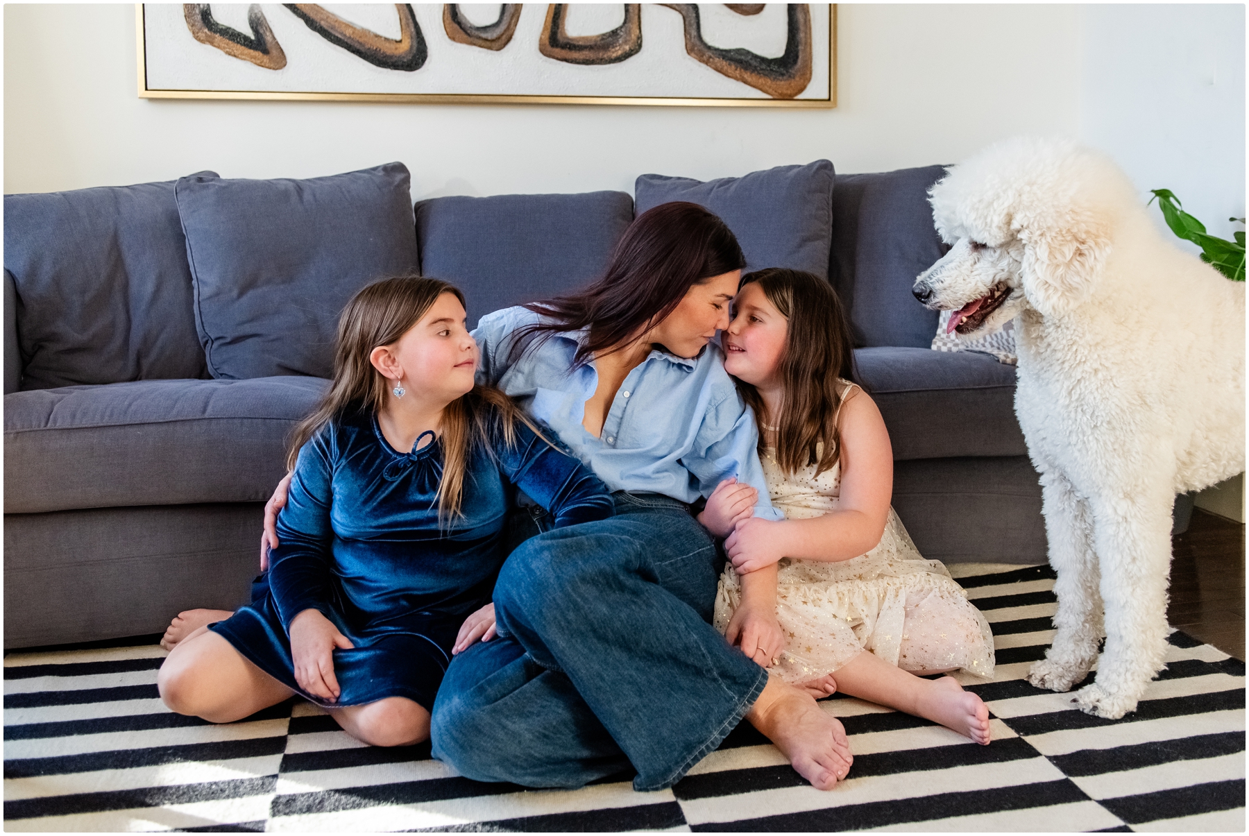 Calgary In Home Winter Family Session