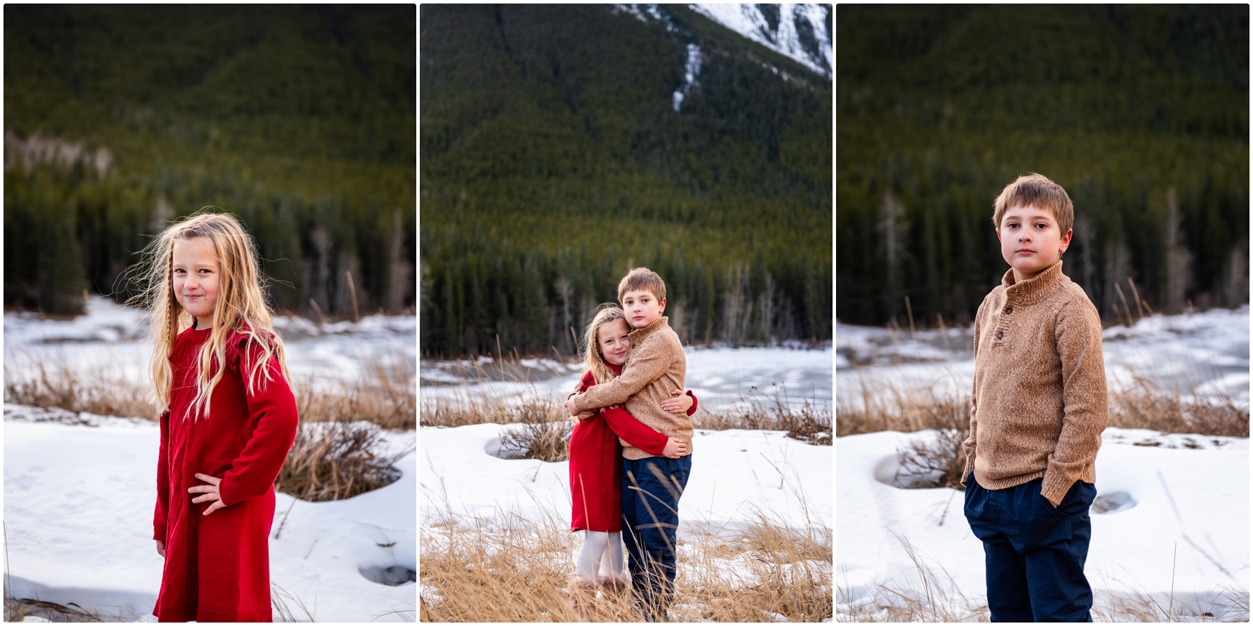 Kananaskis Winter Family Photography