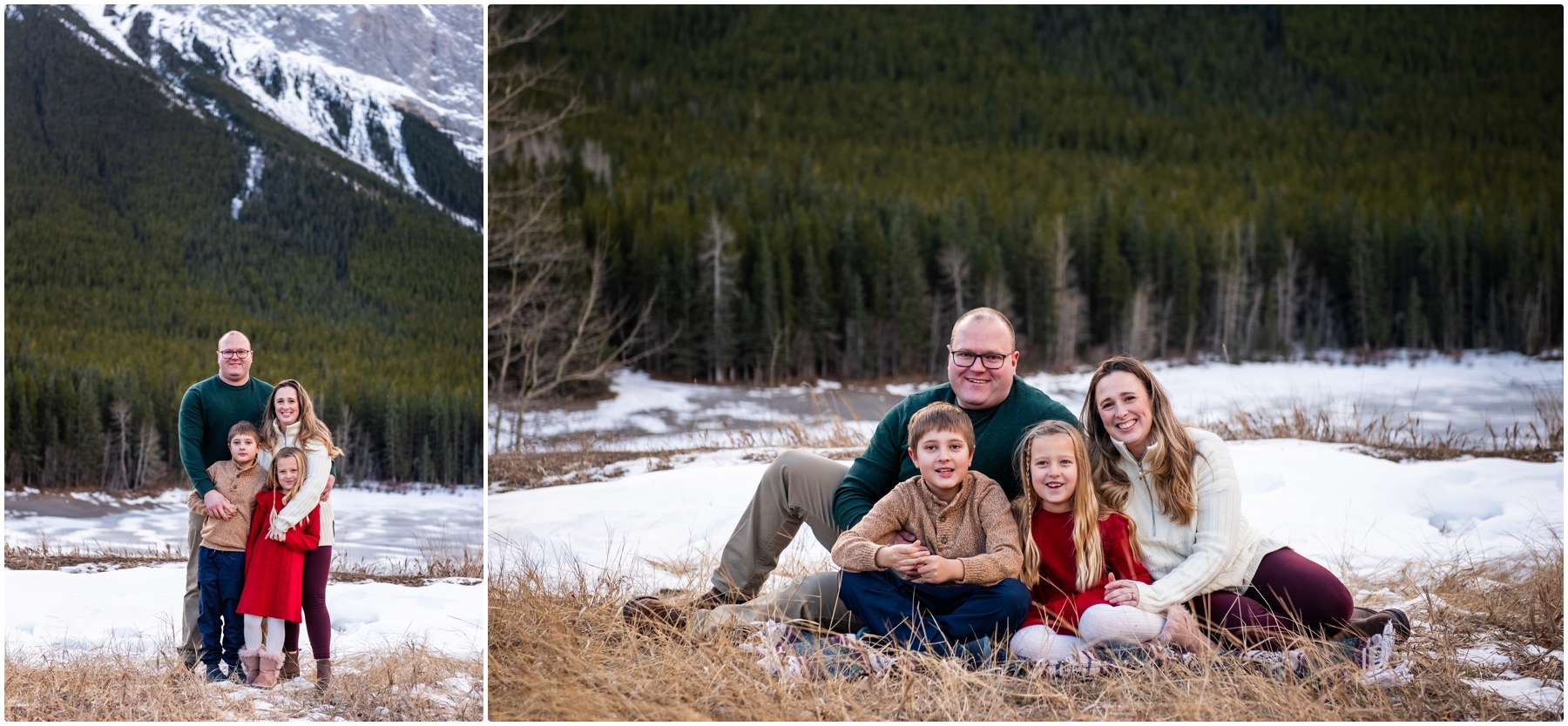 Kananaskis Winter Family Photos