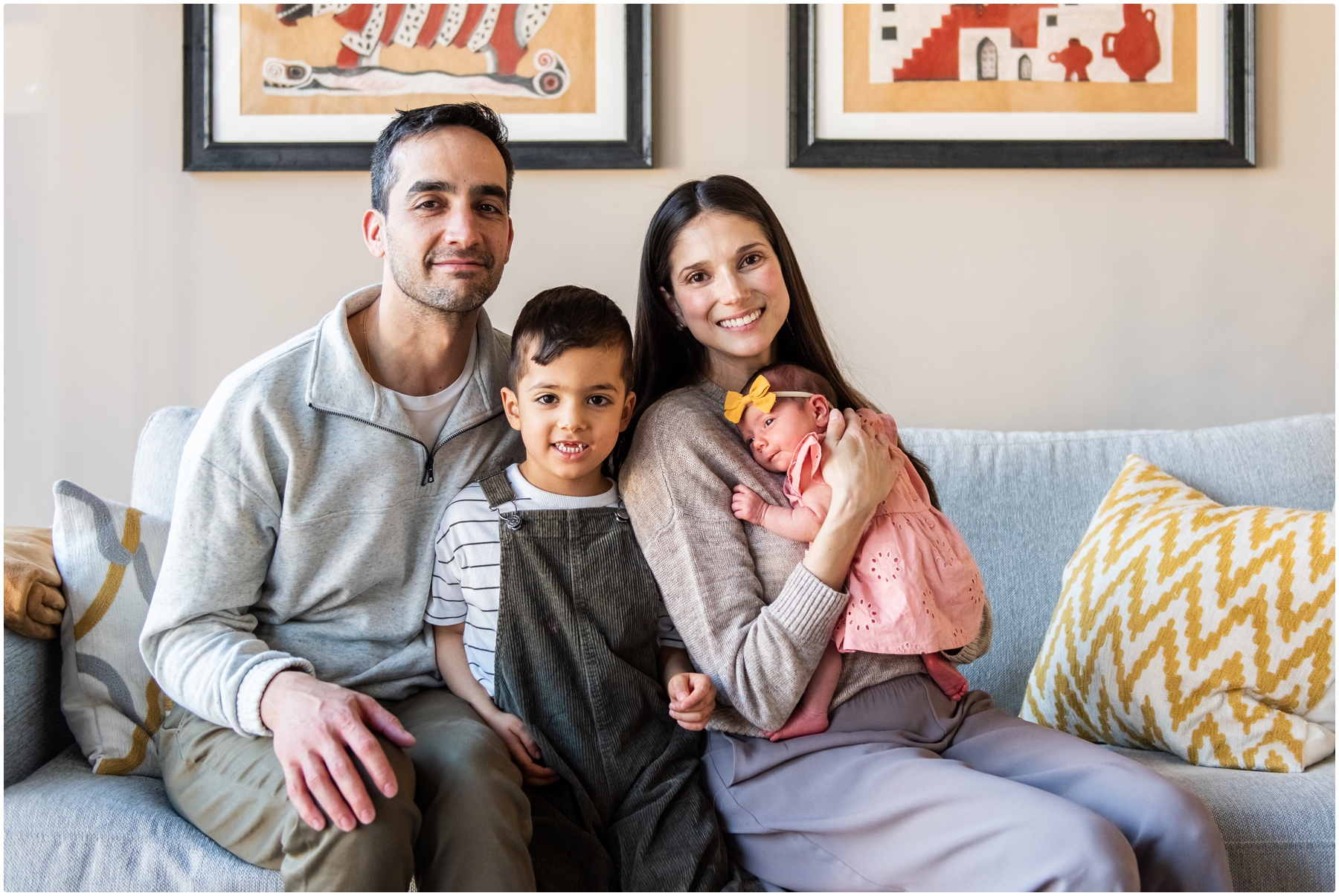 At Home Lifestyle Baby Photo Session Calgary