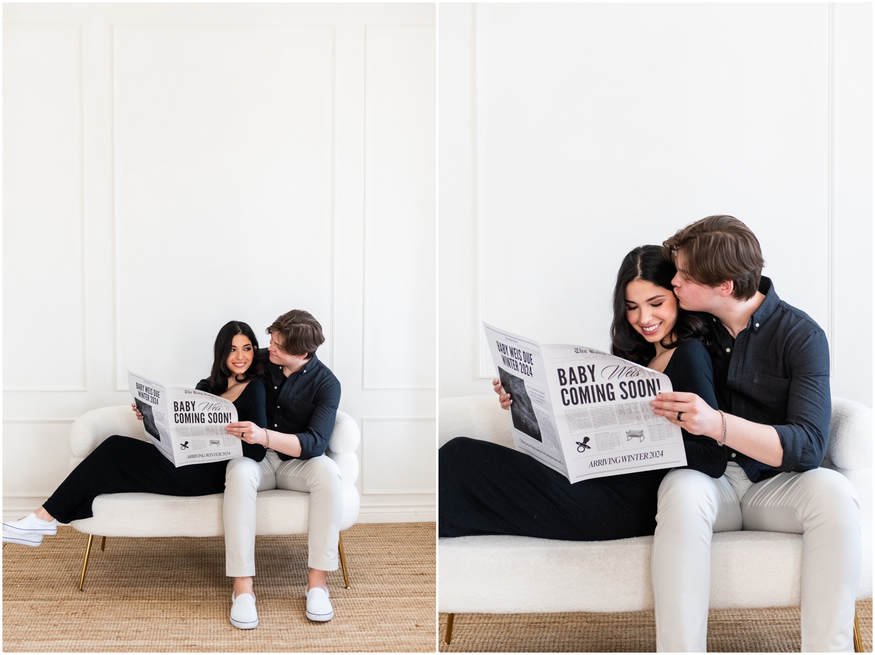 Calgary Baby Announcement Photography Session