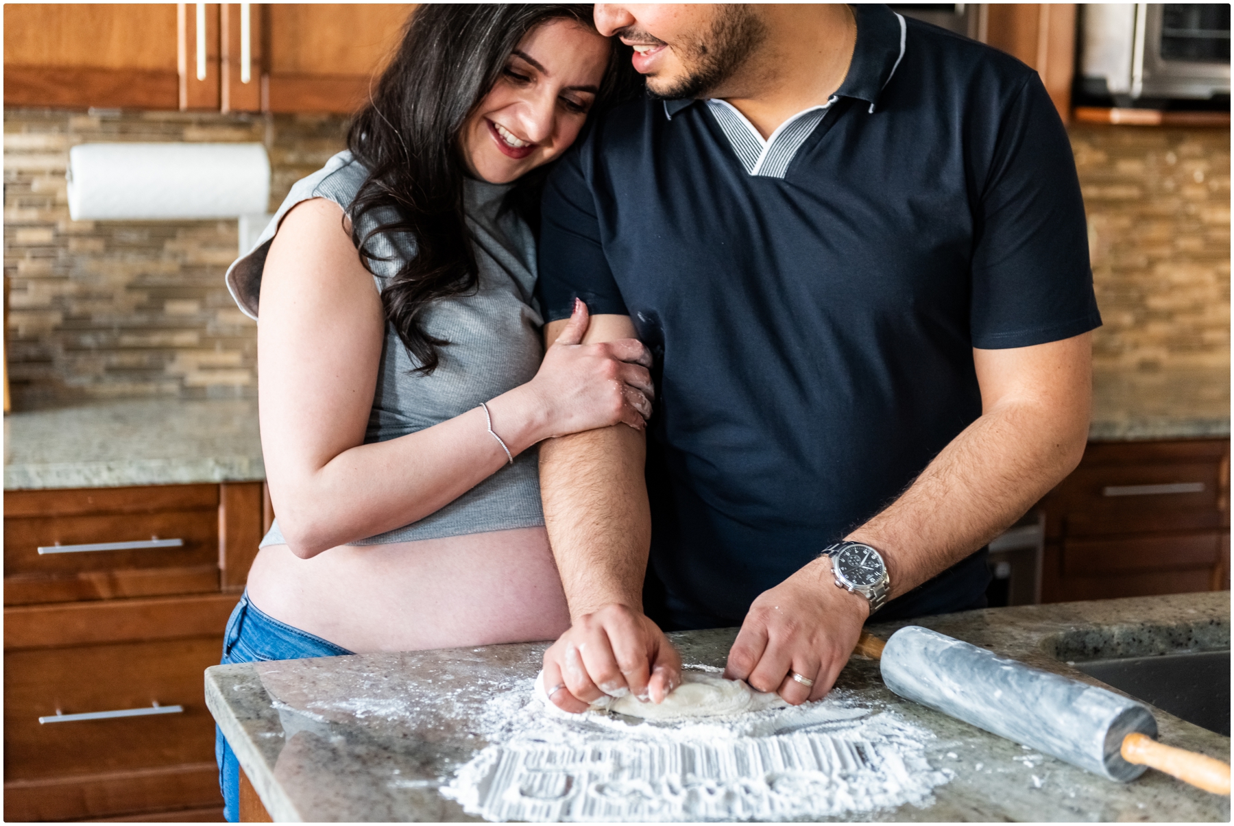 Calgary Baking Maternity Photography