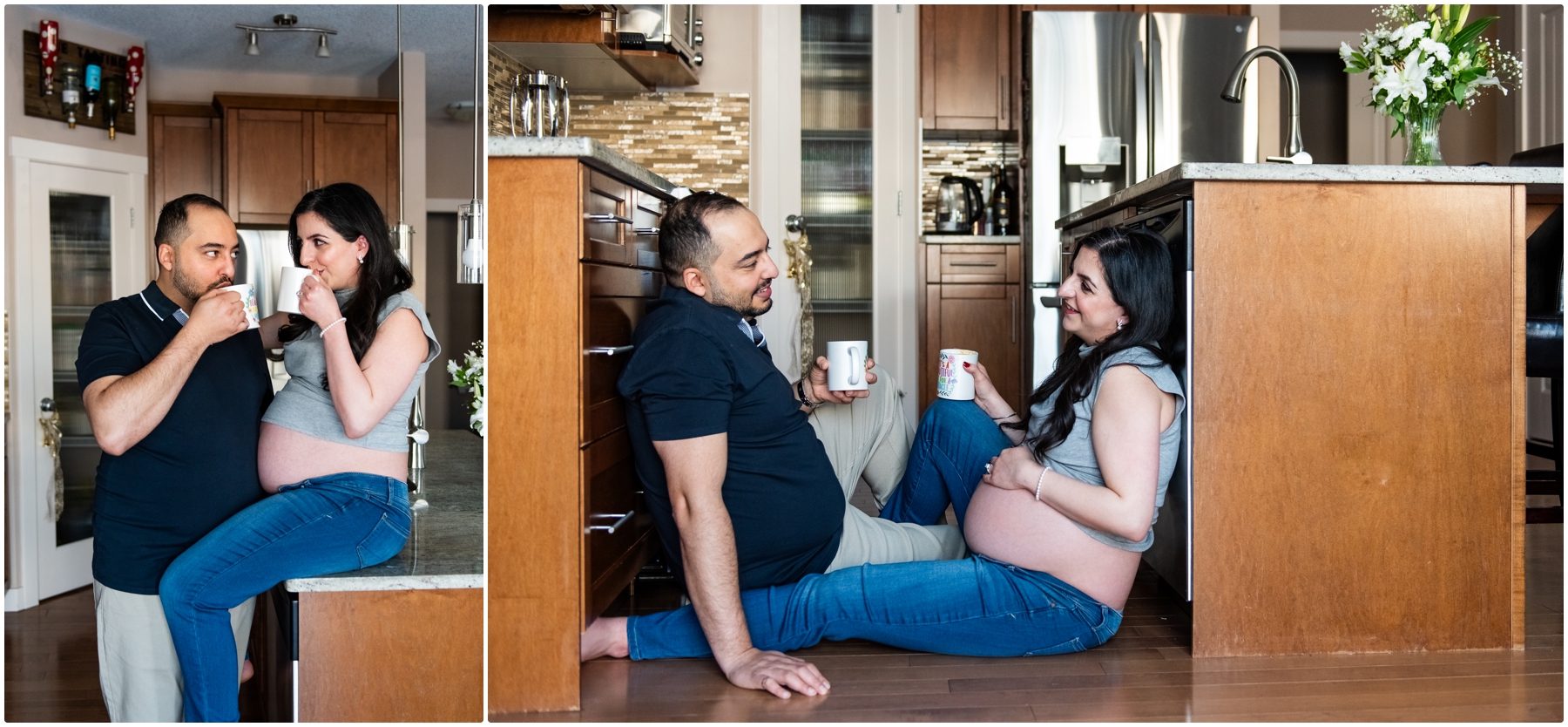 Calgary In Home Maternity Photographer