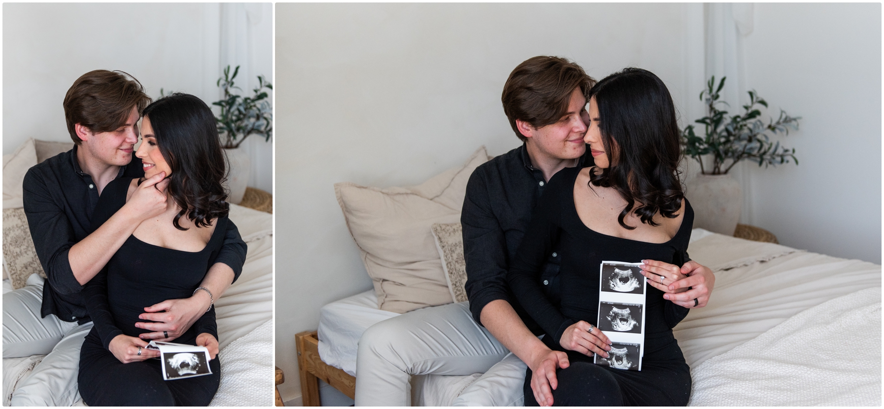 Calgary Studio Baby Announcement Photos