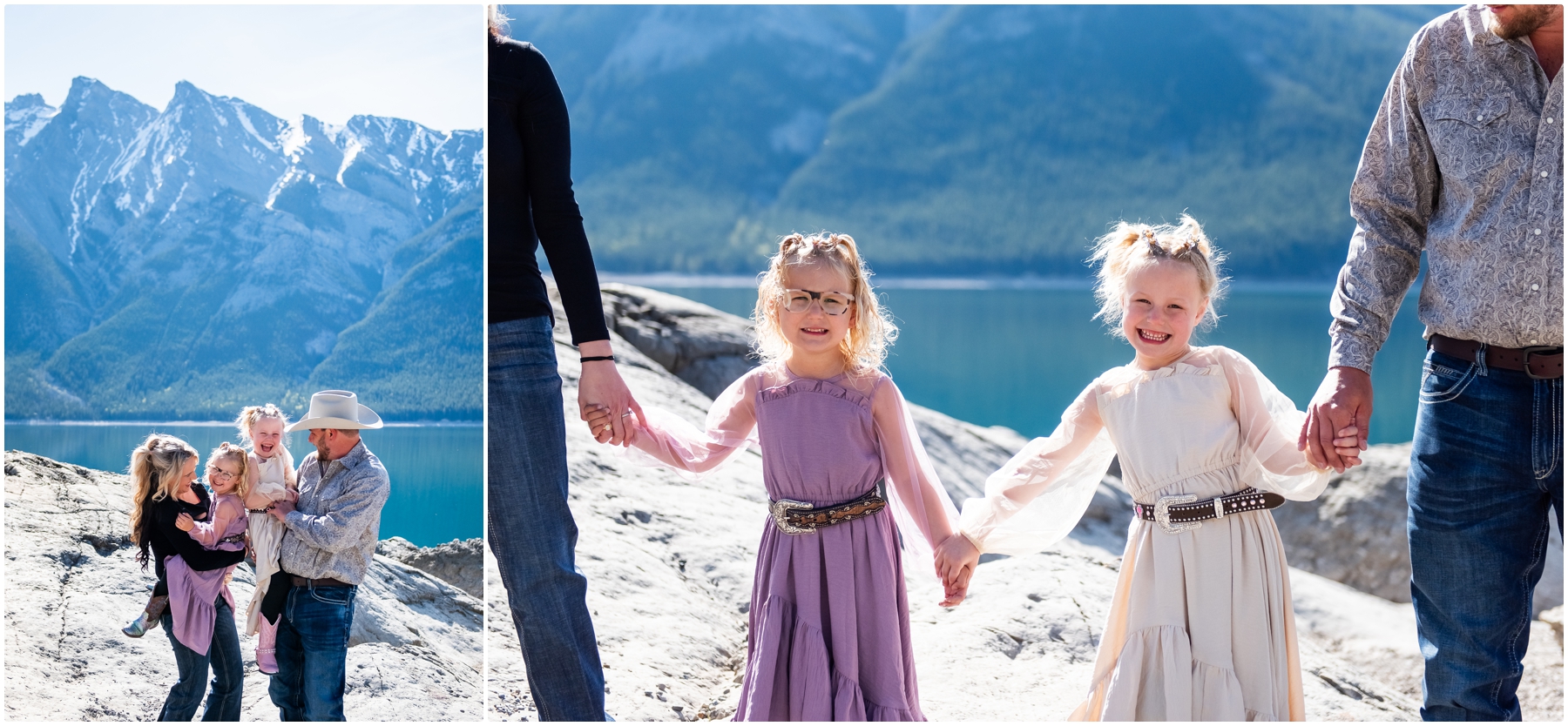 Lake Minniwanka Family Photos Session