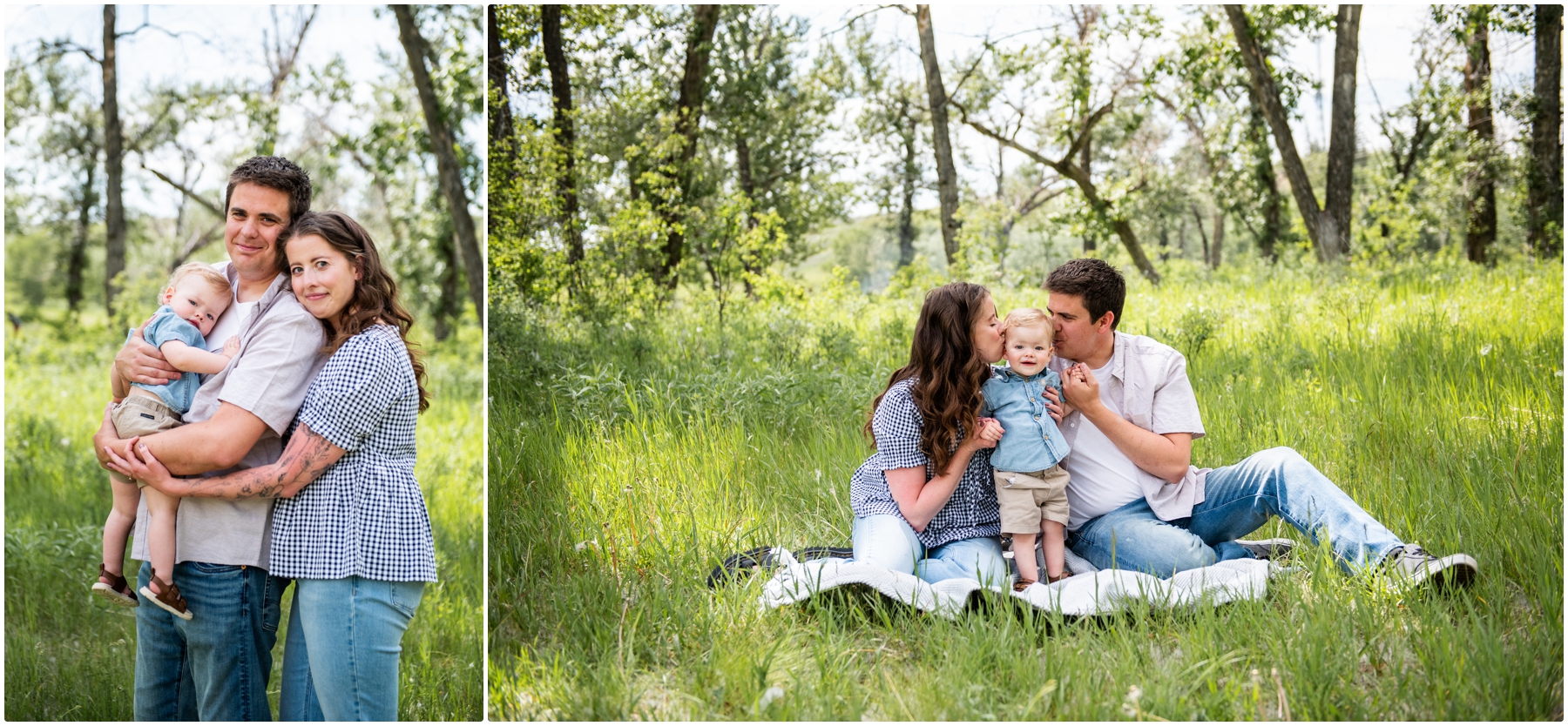 Calgary Fishcreek Park Summer Family Photo Session
