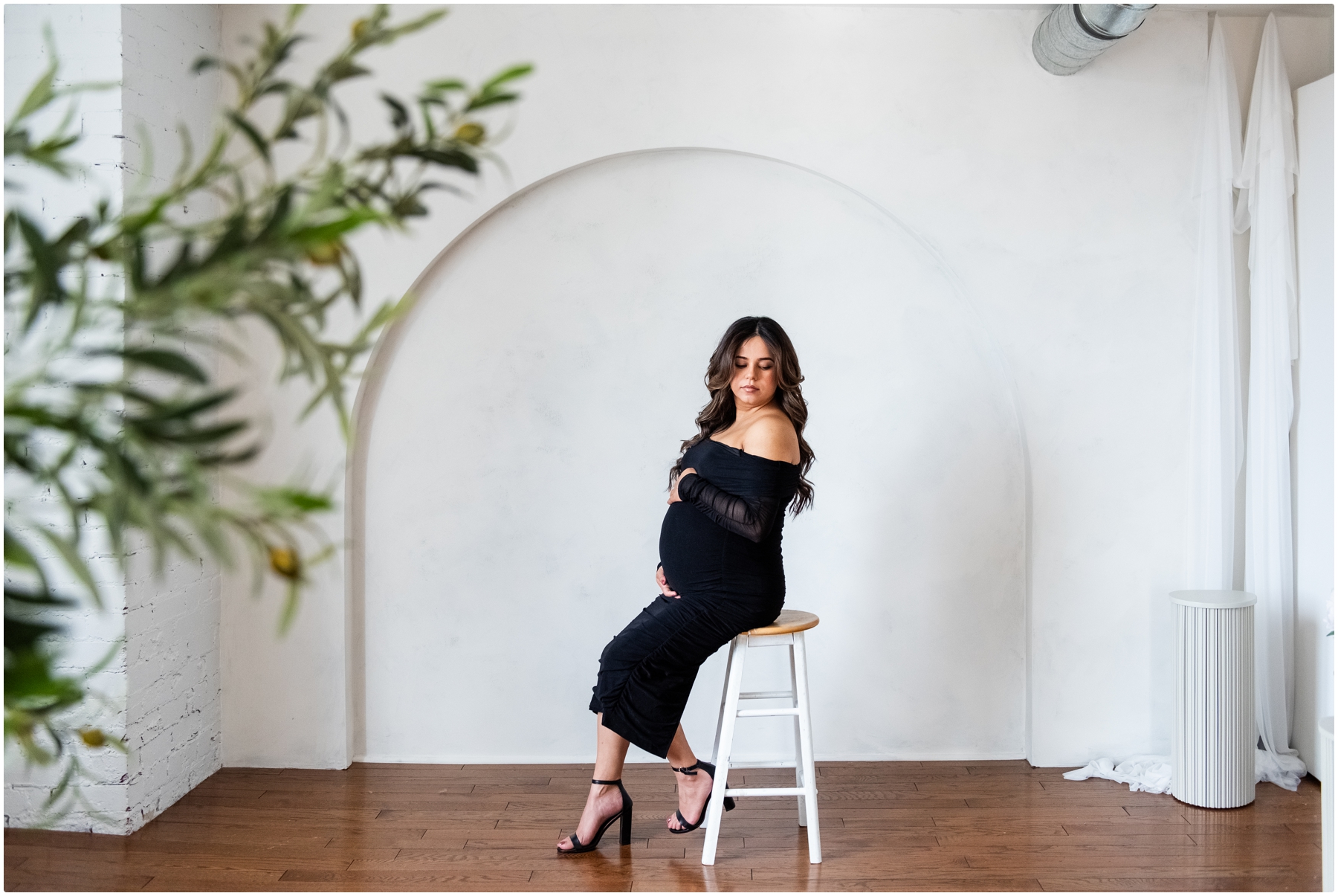 Calgary Studio Maternity Photo Session