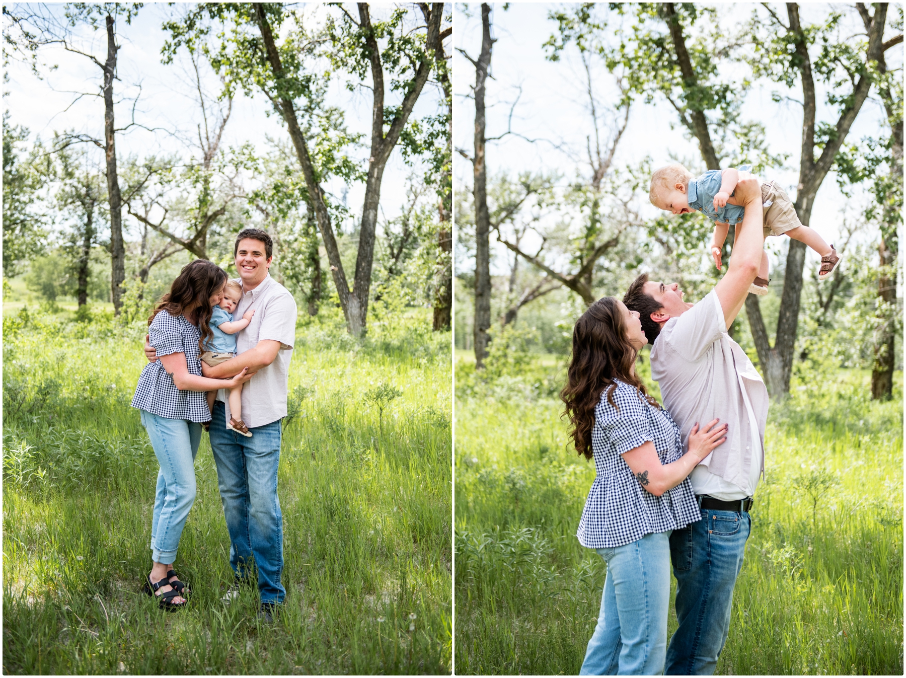 Calgary Summer Family Photo Session