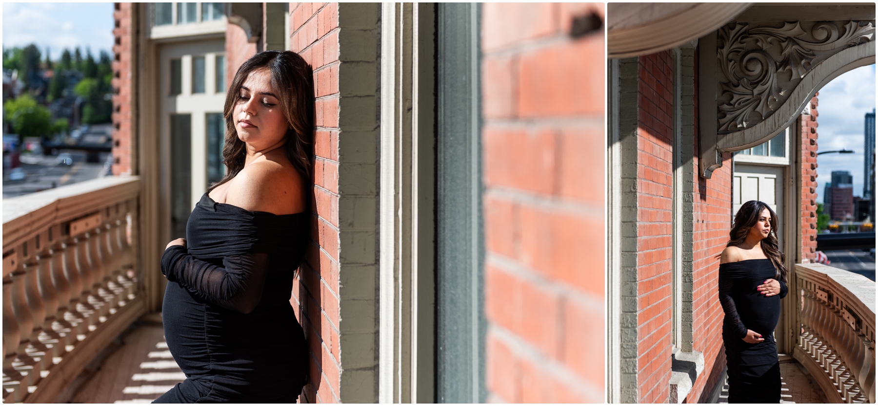Studio Maternity Photography Session Calgary