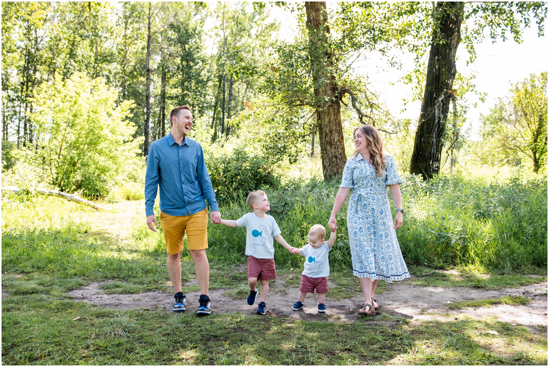 Calgary Fish Creek Park Family Photos