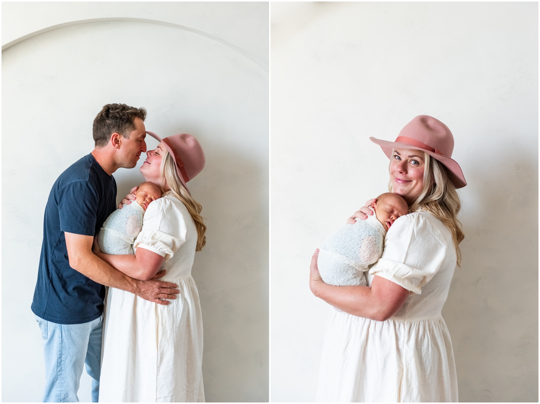 Studio Family Newborn Photography Session Calgary