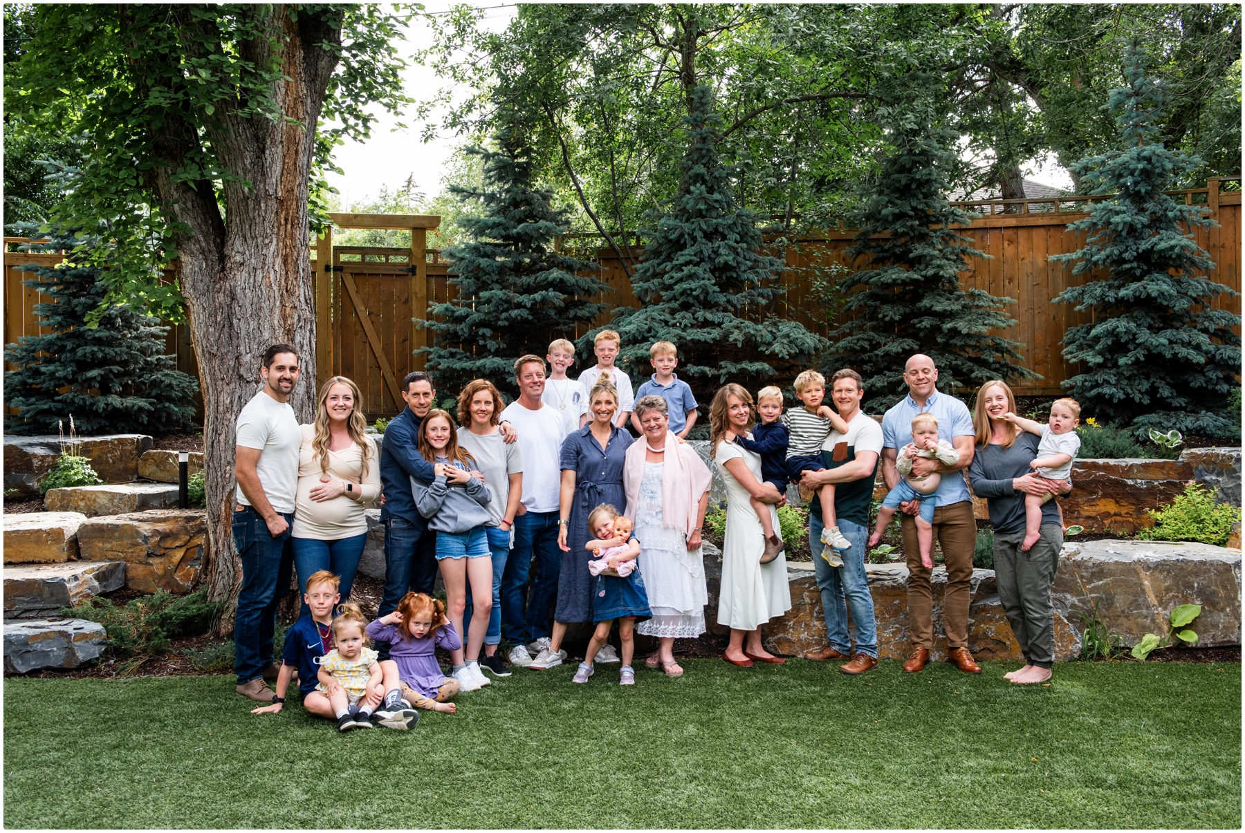 Summer Extended Family Photographers Calgary