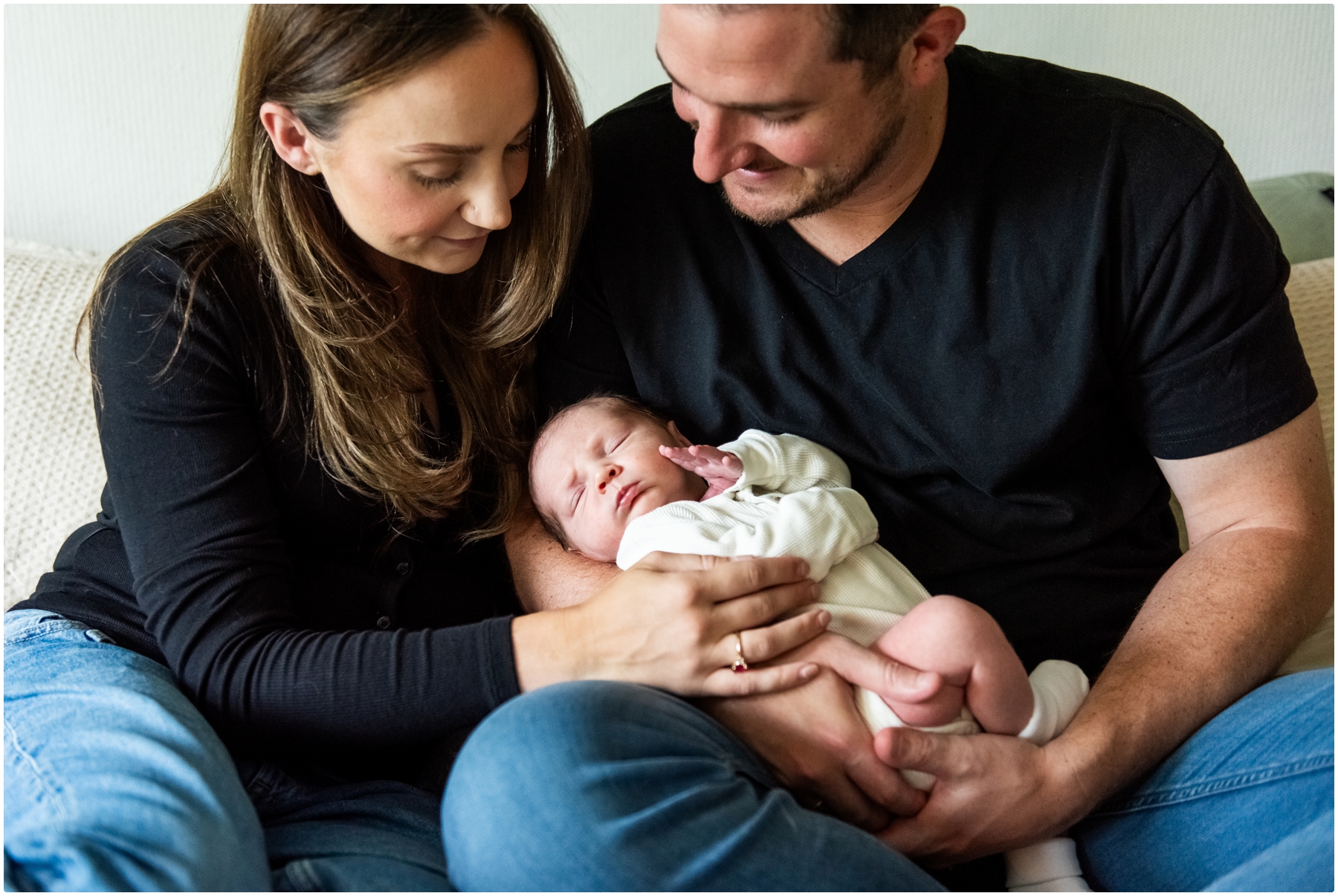 Calgary At Home Newborn Baby Photographers