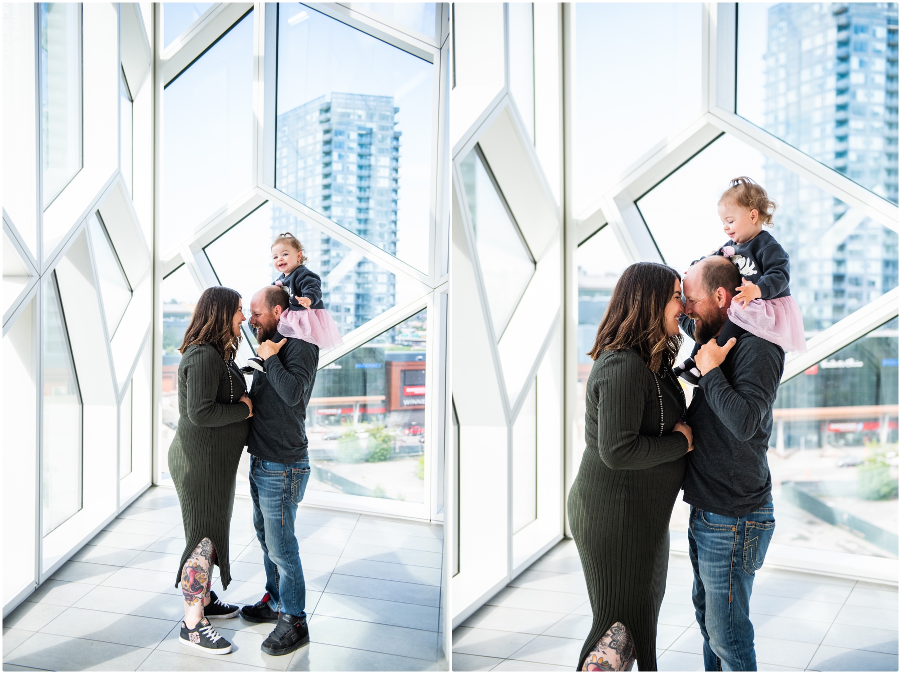 Calgary Downtown Central Library Maternity Session