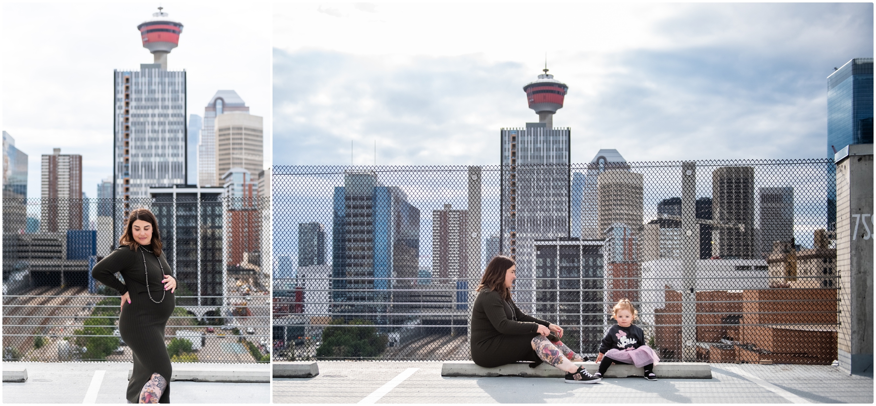 Calgary East Village Maternity Photographers