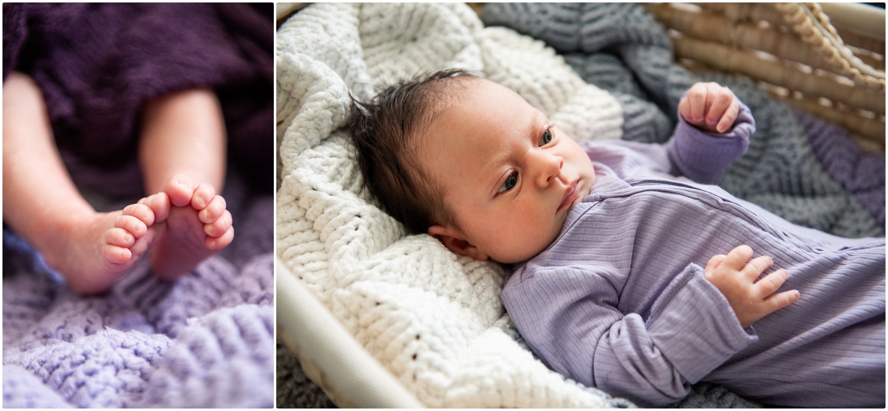 Calgary In Home Lifestyle Newborn Photography Session