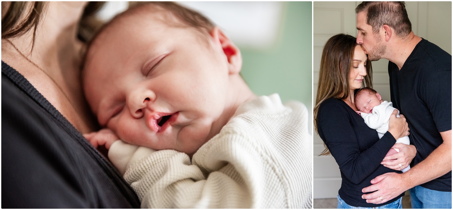 Calgary In Home Newborn Baby Photographers
