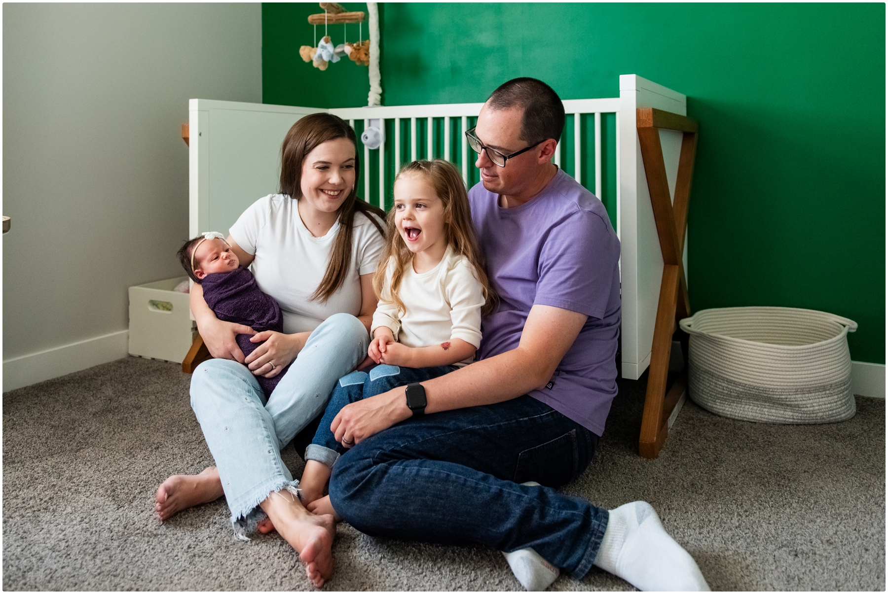 Calgary NW Family Newborn Photography Session