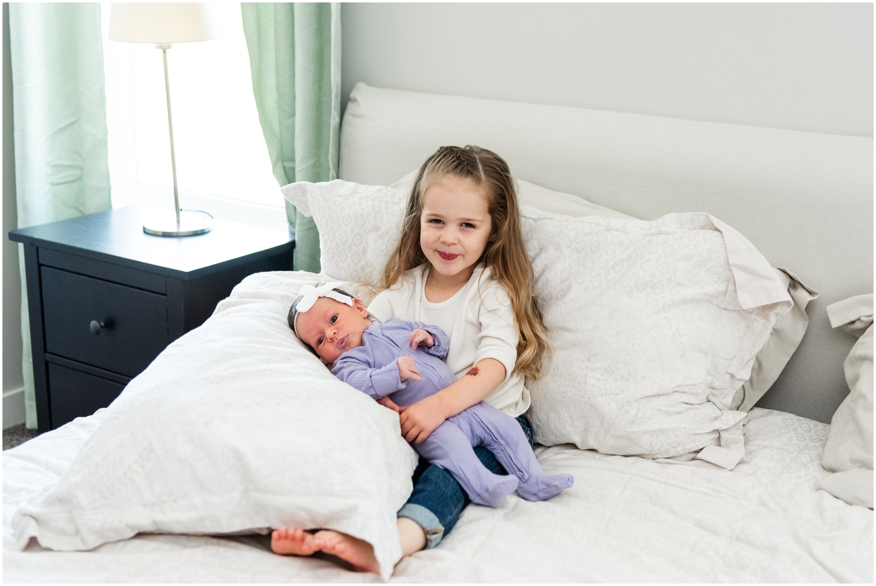 Calgary Sibling Newborn Photography