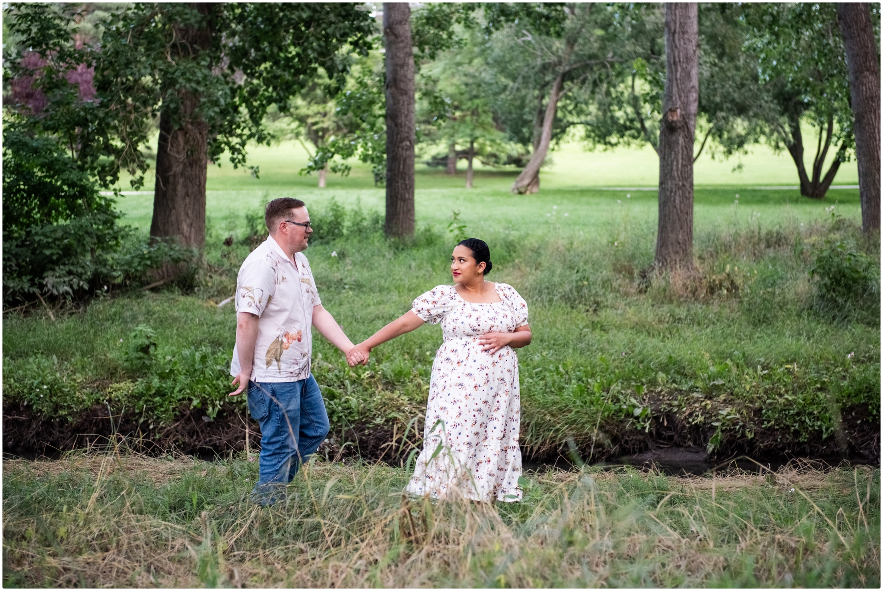 Calgary Summer Park Maternity Photographer