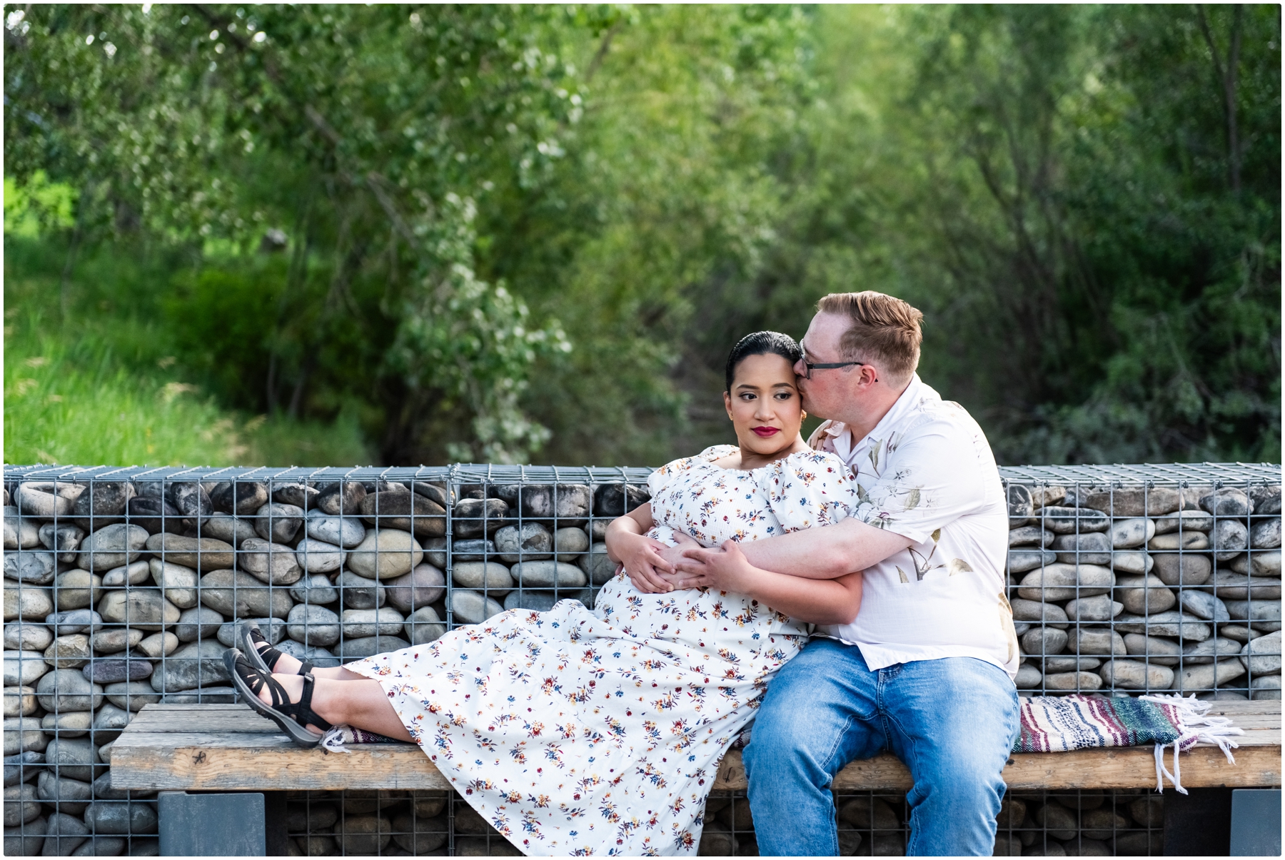 Calgary Summer Park Maternity Photography Session