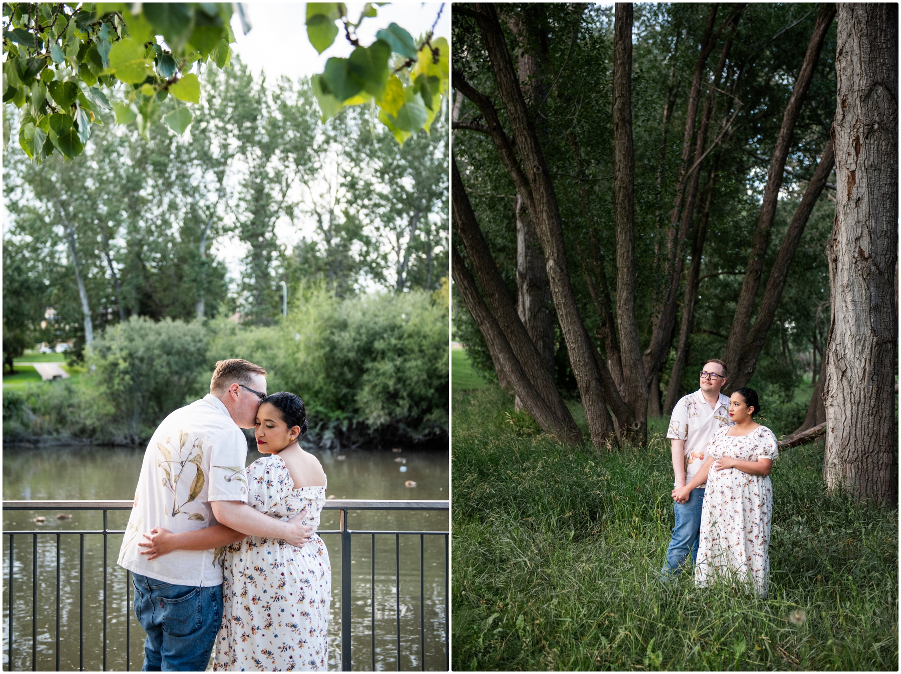 Calgary Summer Park Maternity Photography