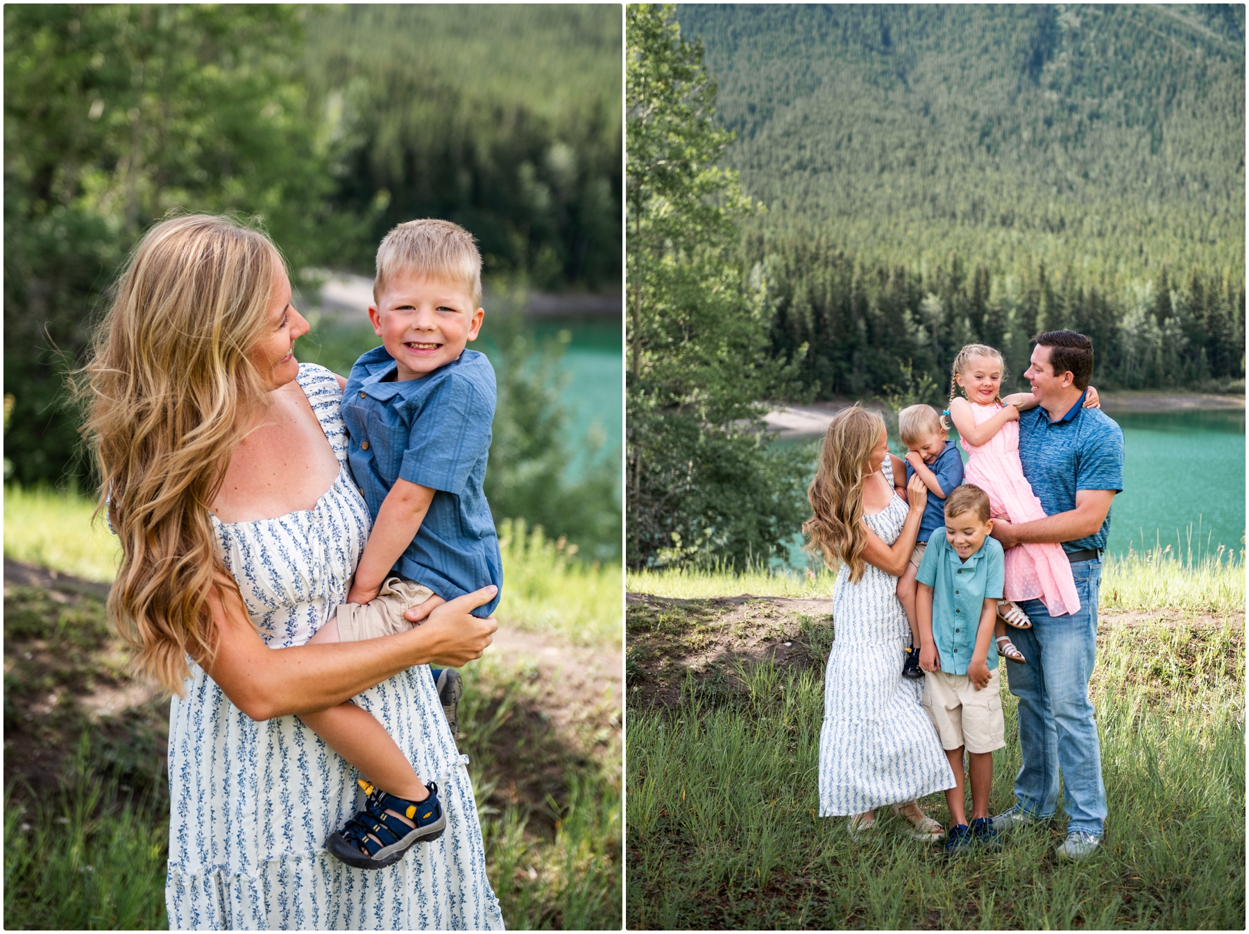 Candid Kananaksis Family Photography Session