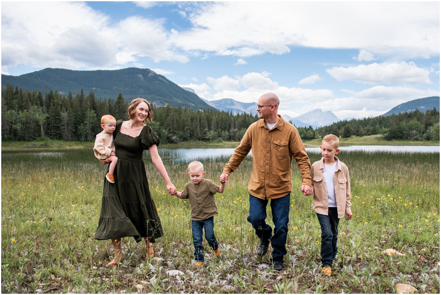 Gap Lake Family Photos Alberta
