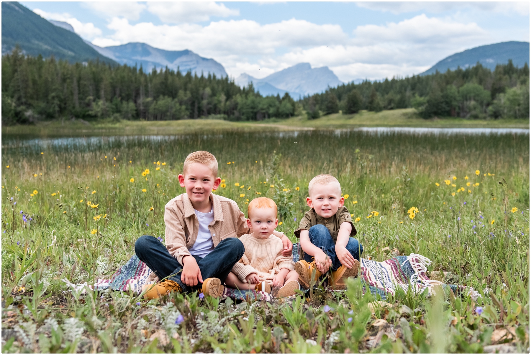 Gap Lake Kananaskis Family Photos Alberta