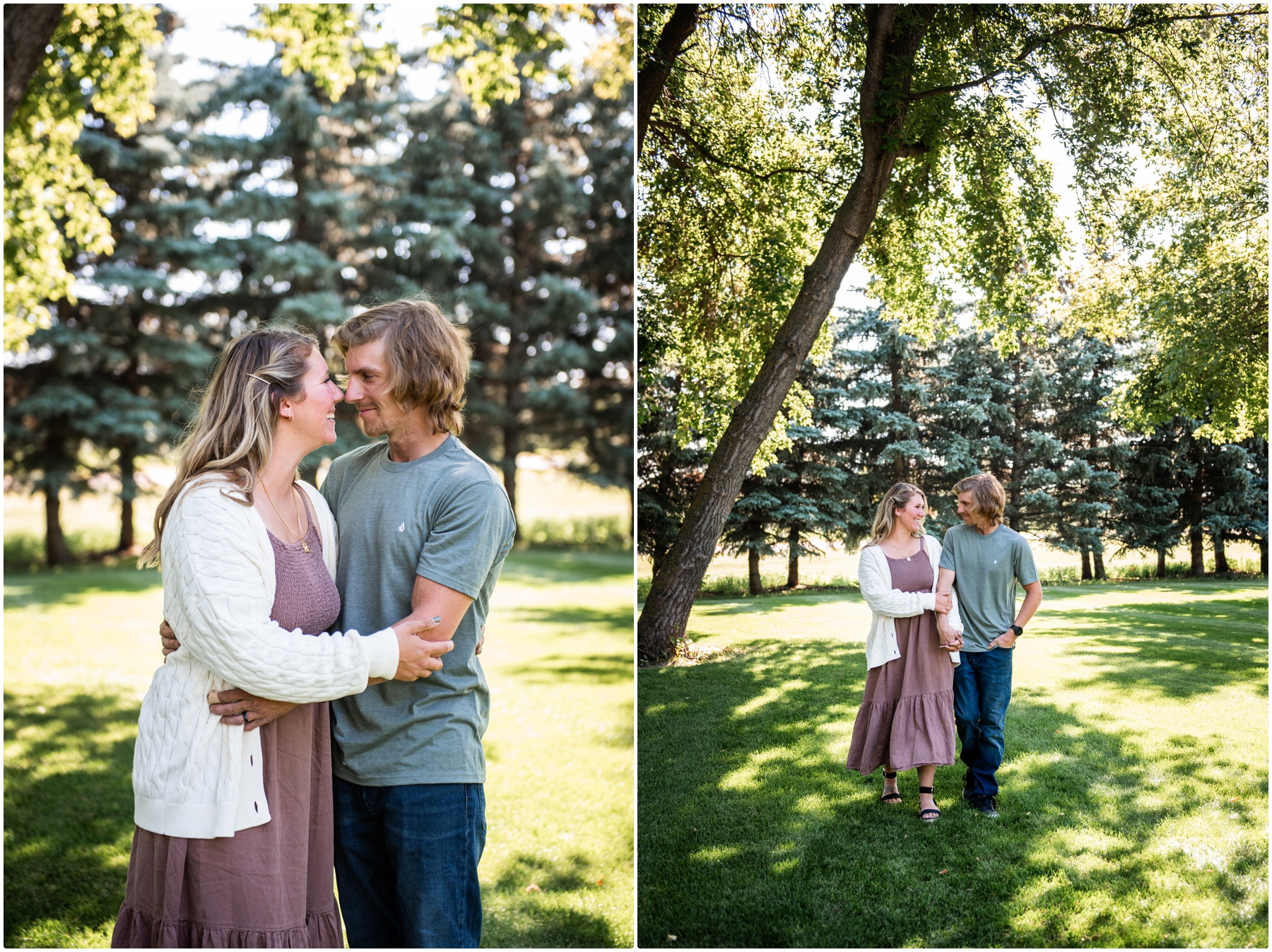 Strathmore Ab Couple Photographer