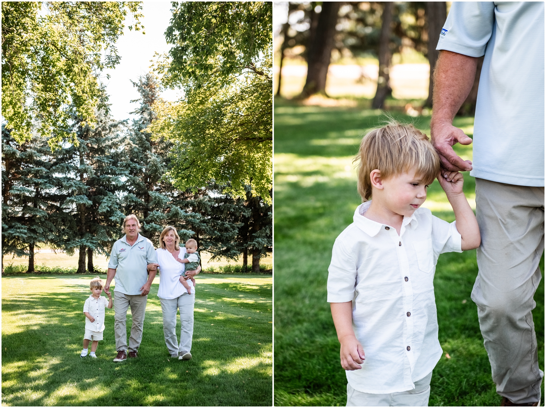 Strathmore Ab Grandparent Photography Session
