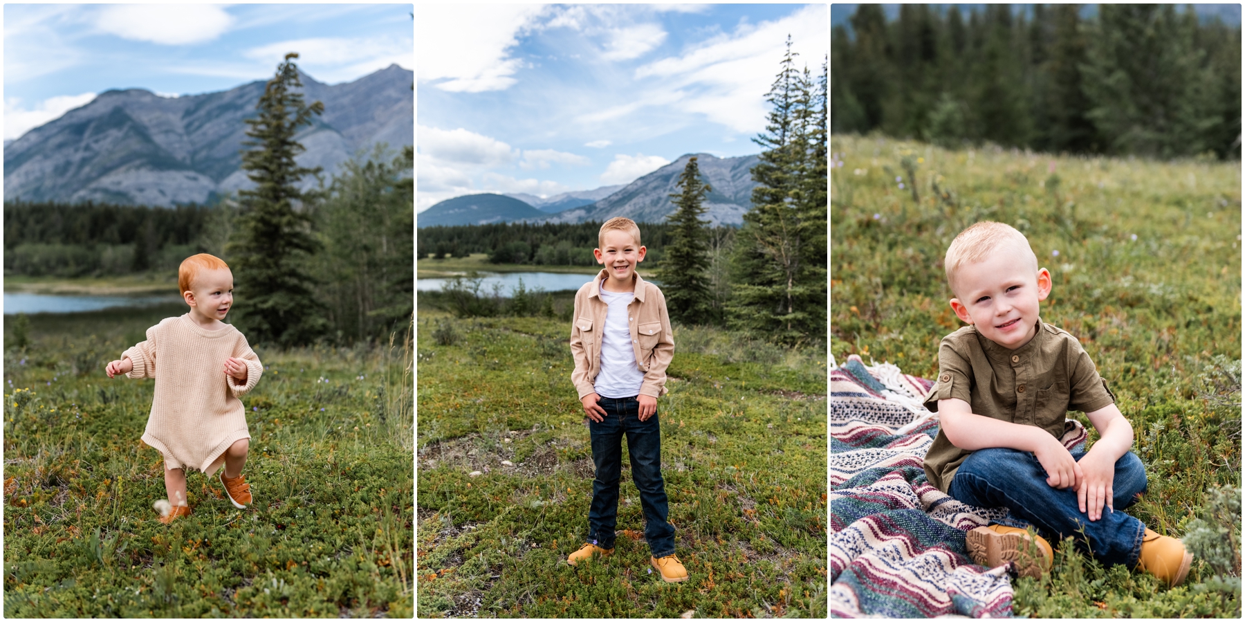 Wild Flower Family Session Kananaskis