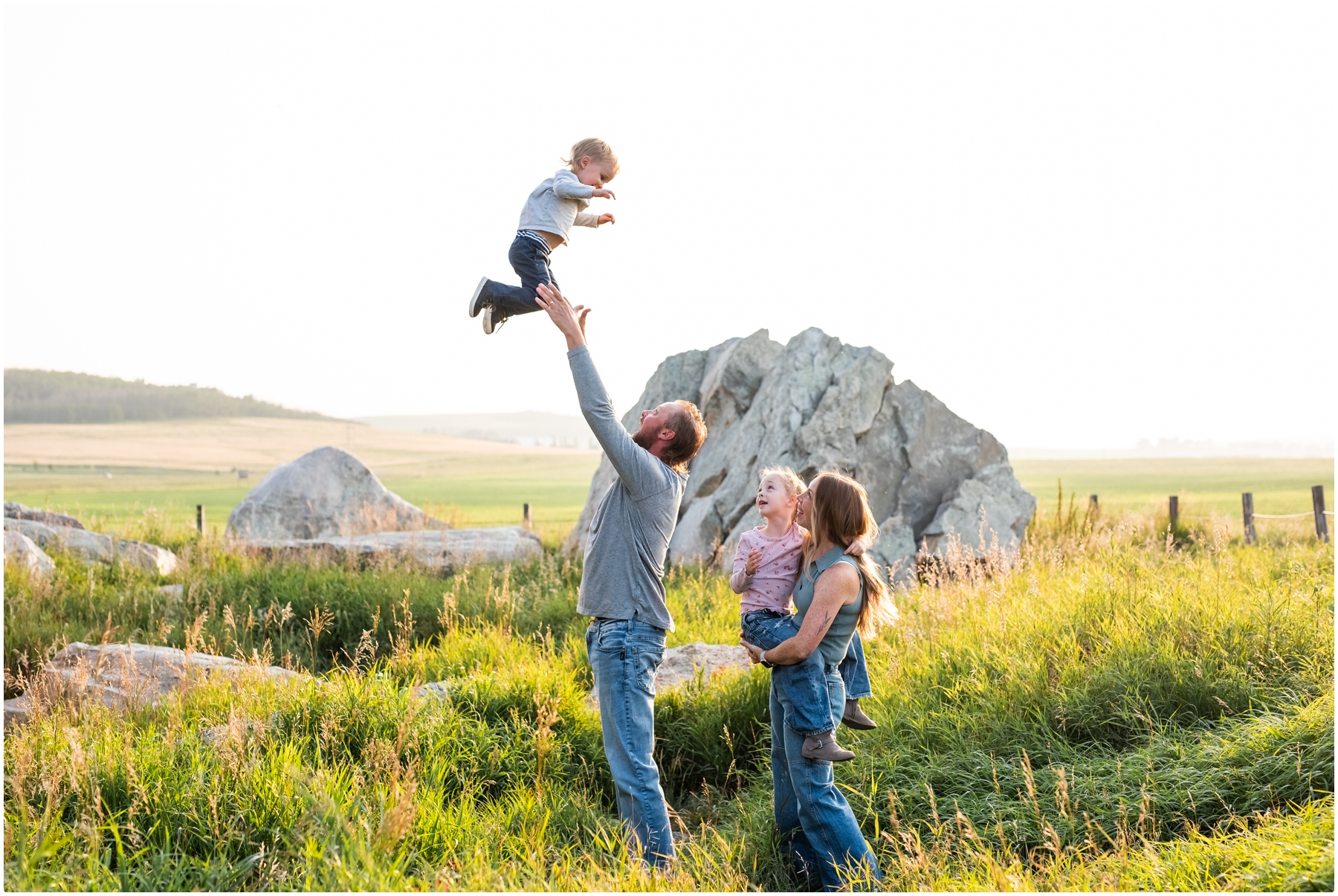 Calgary Farm Family Photo Session