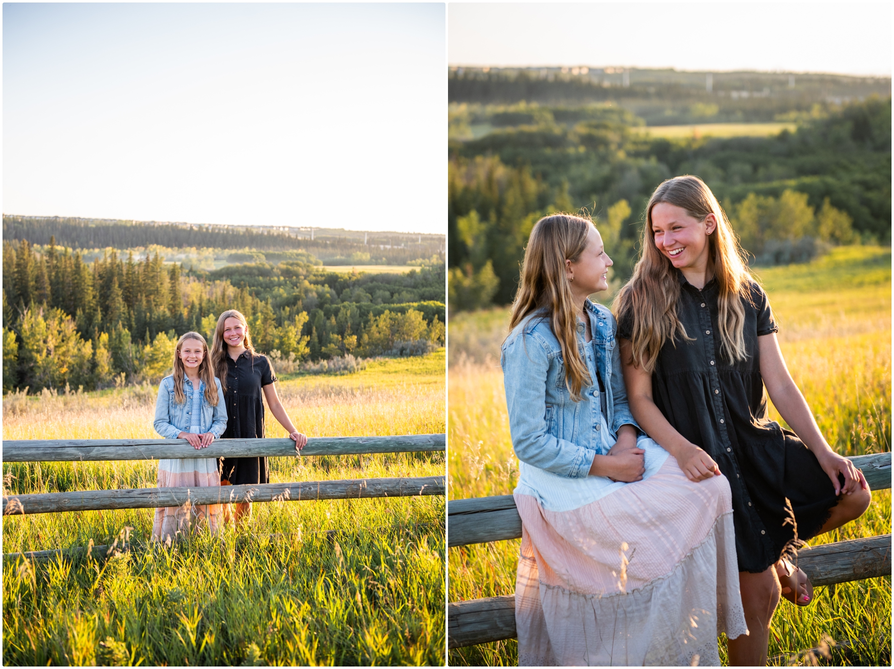 Calgary Summer Sunset Family Photos