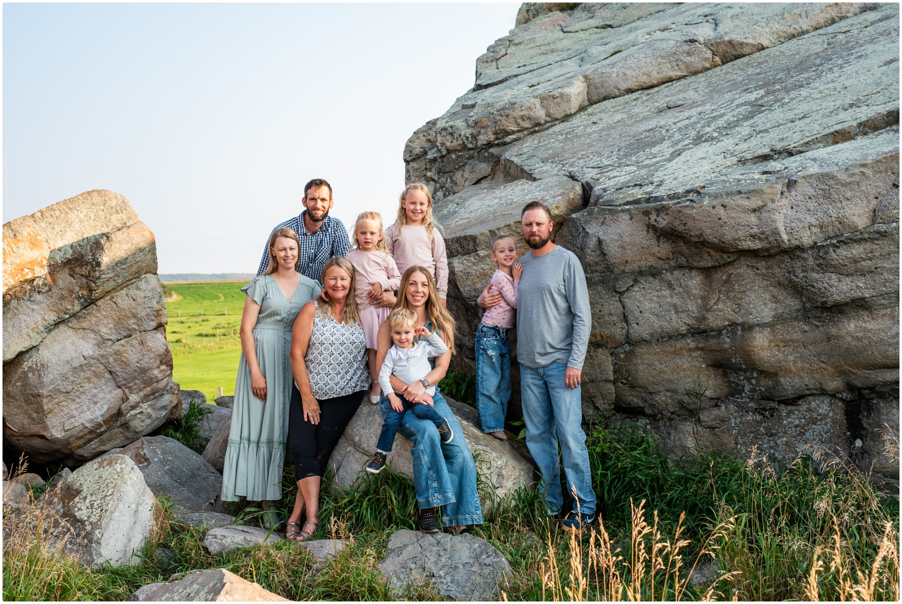 Okotoks Extended Family Photographer