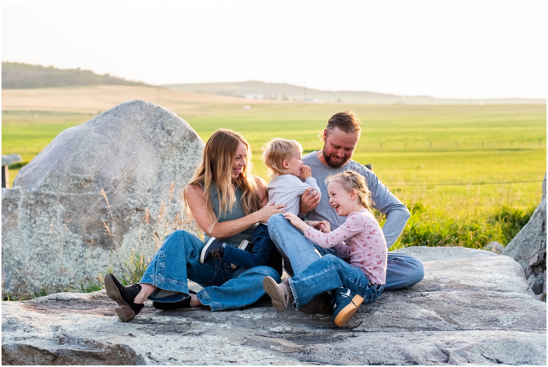 Okotoks Farm Family Photo Session