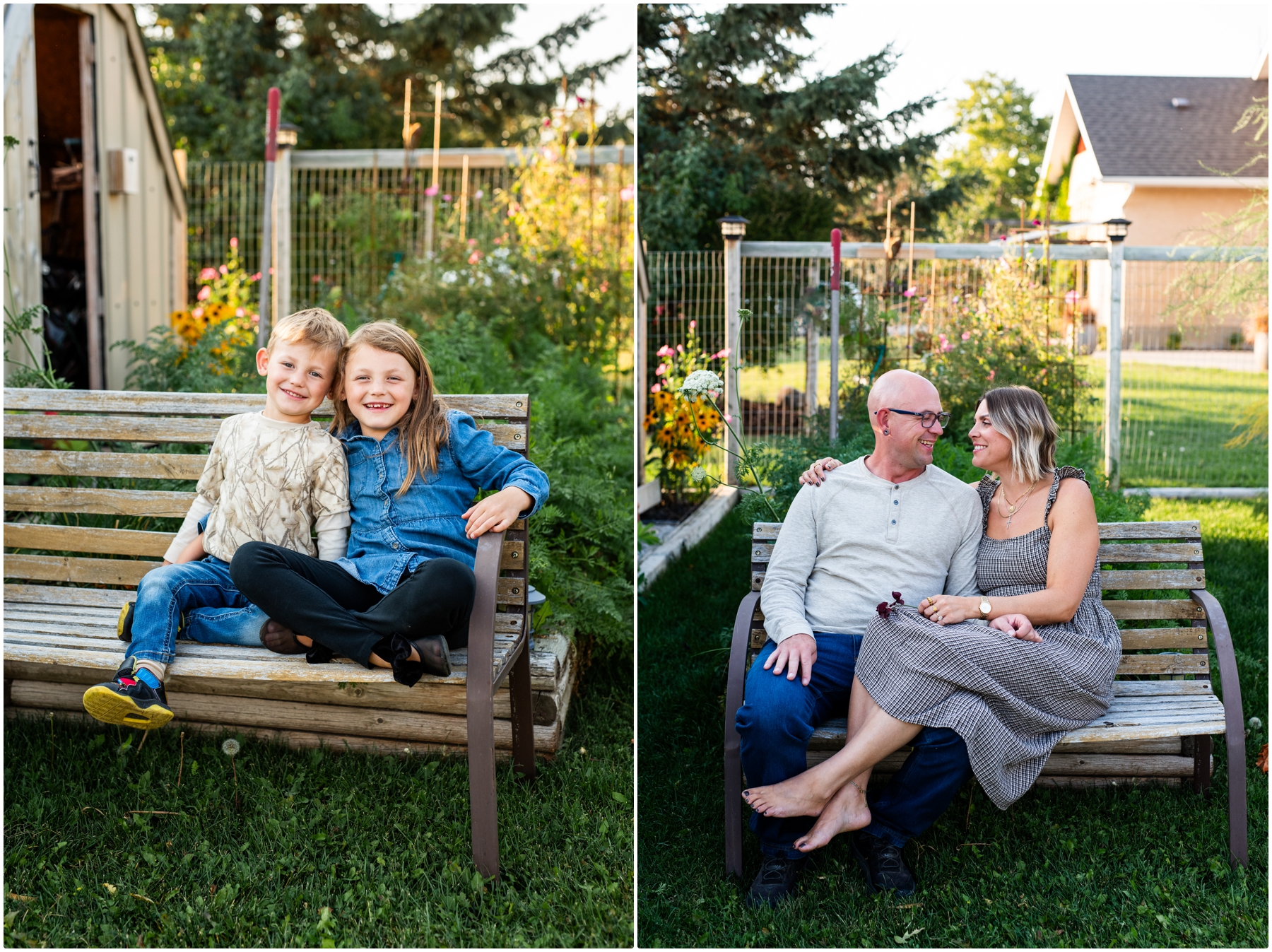 Calgary Garden Family Photography