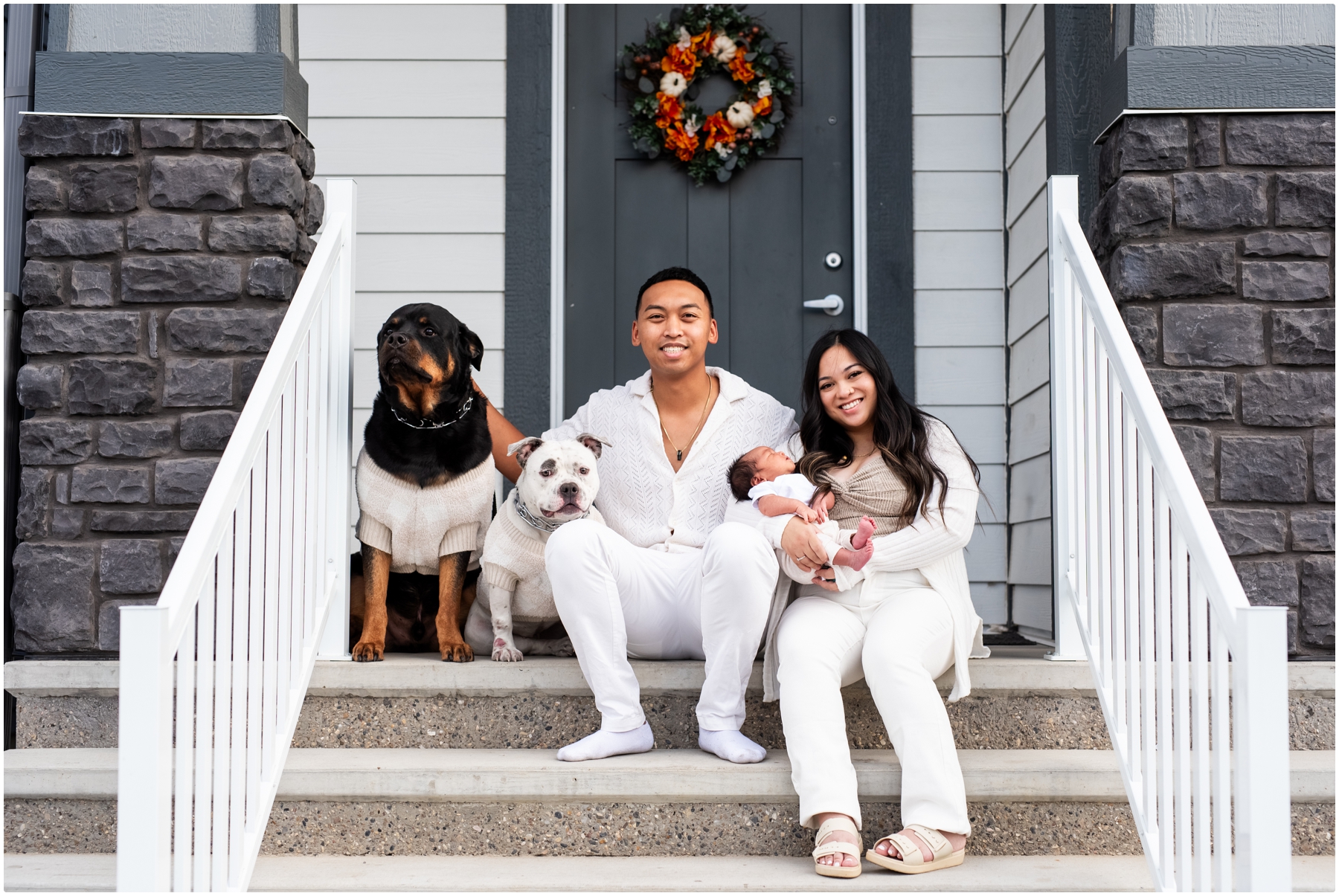Calgary Lifestyle Newborn Photography With Pets