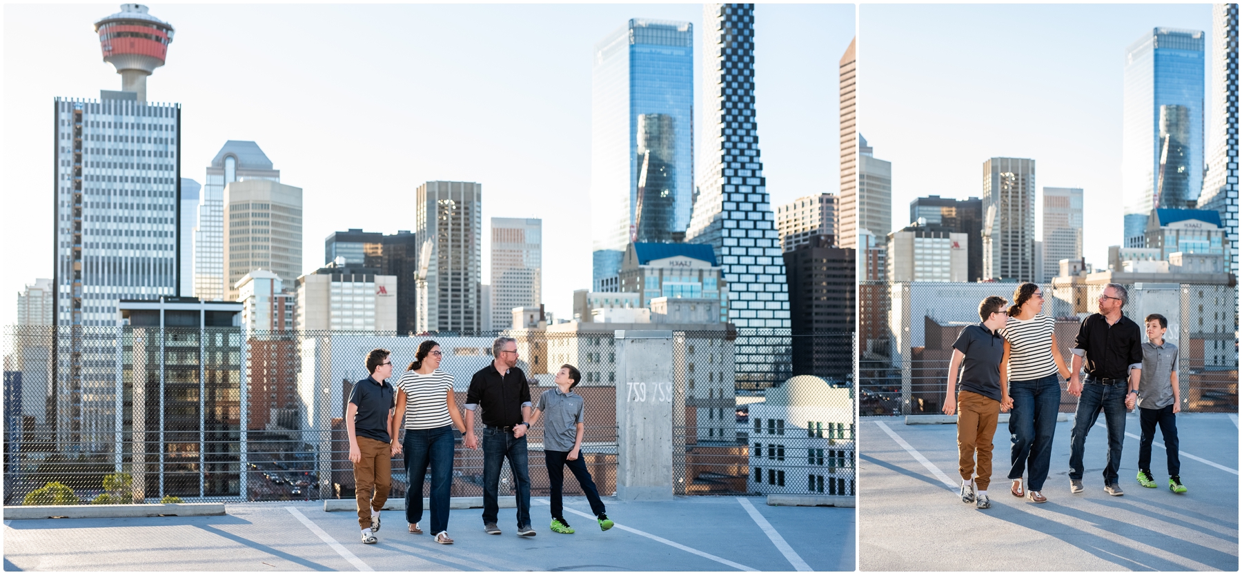Calgary Skyline Family Photography Session