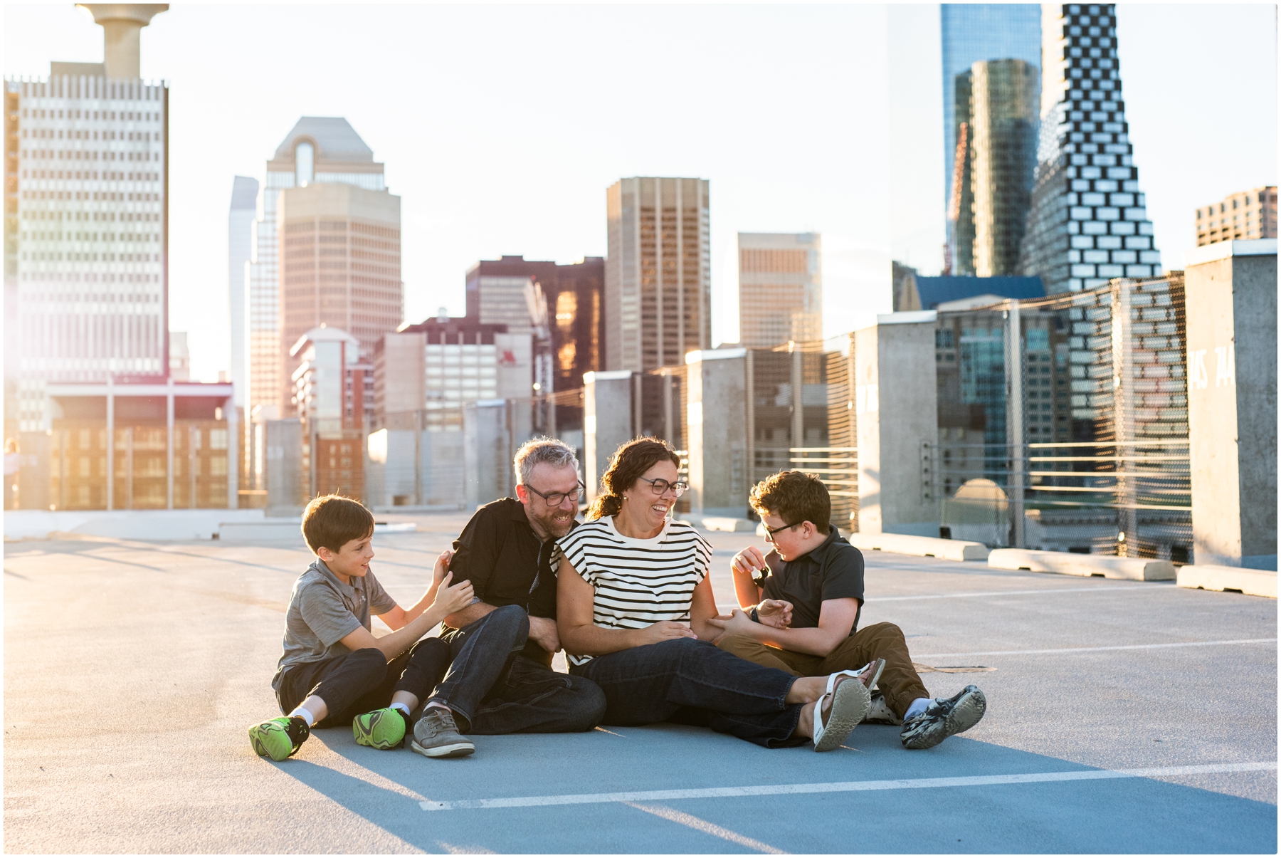 Calgary Sunset Fall Family Photos -The Platform