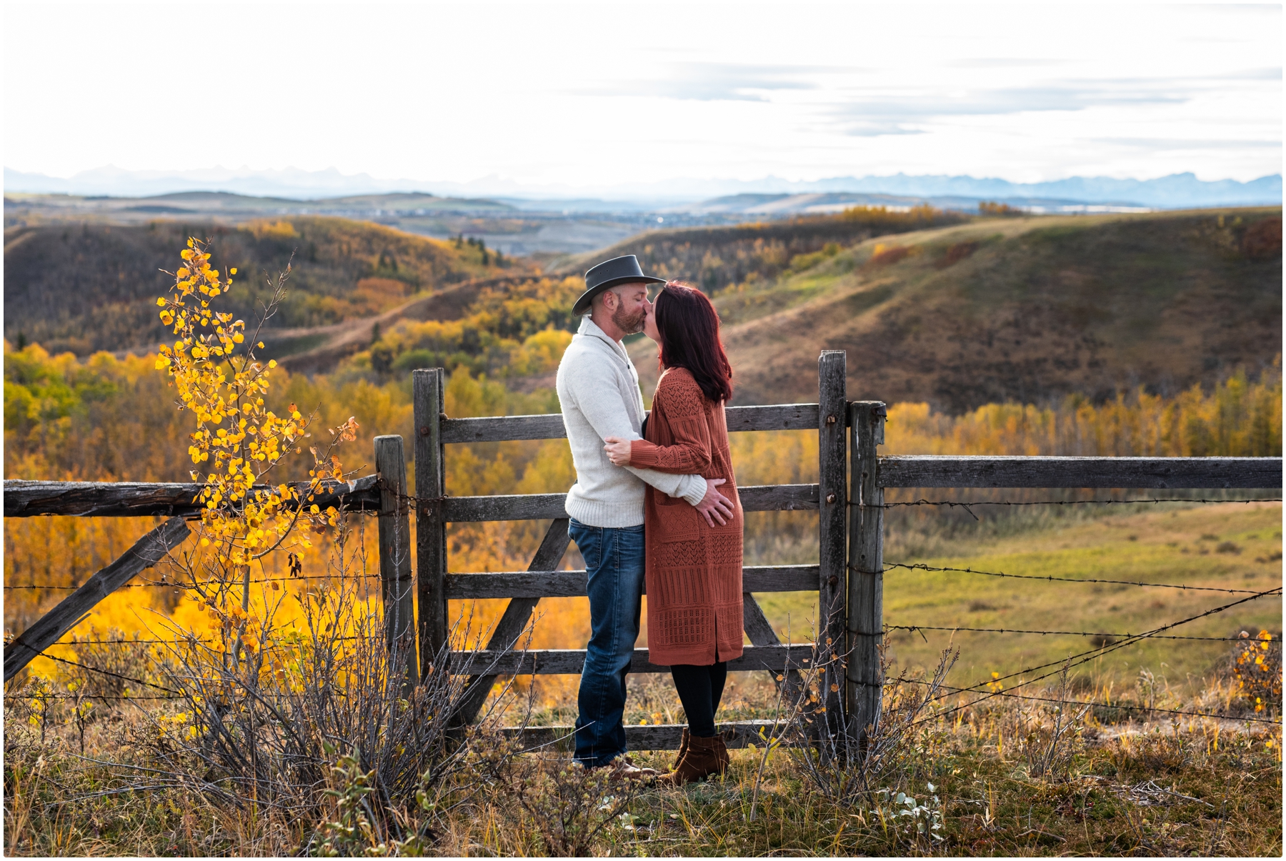 Glenbow Ranch Cochrane Fall Couple Photographer